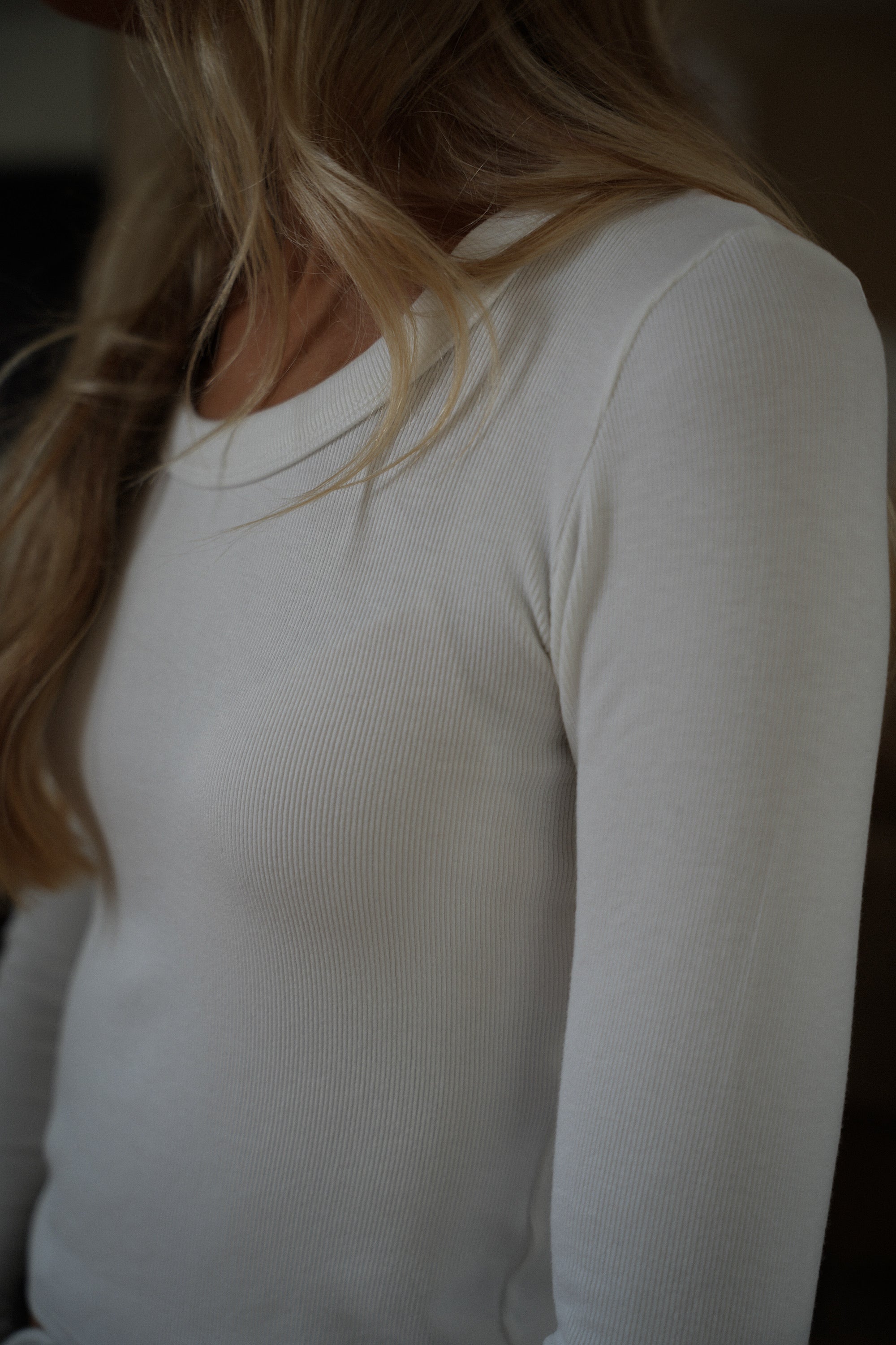 Polly blanc - Pull fin