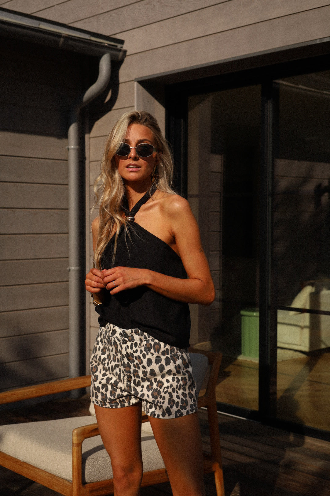 Pita léopard - Short jean