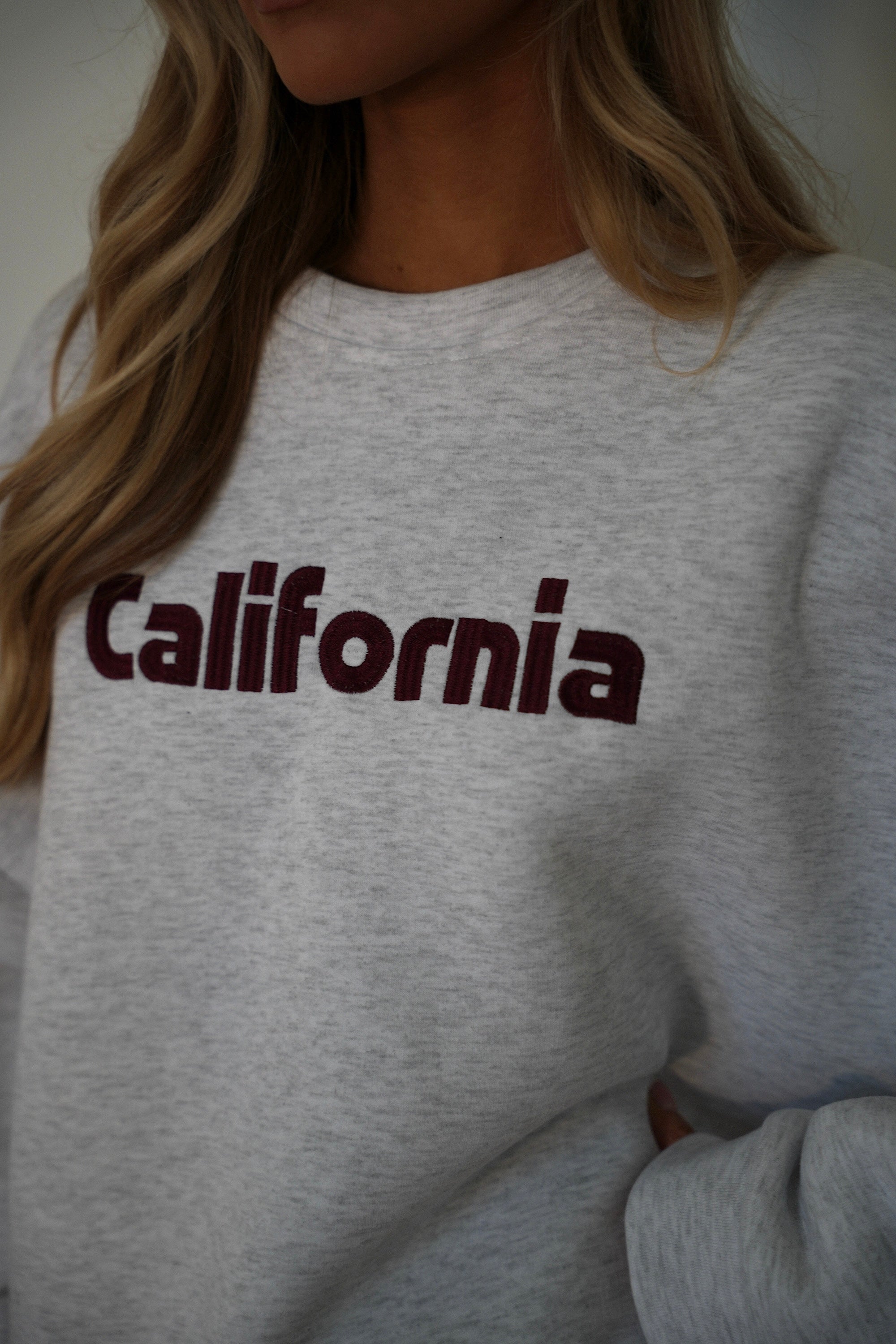 California gris - Sweat-shirt ample