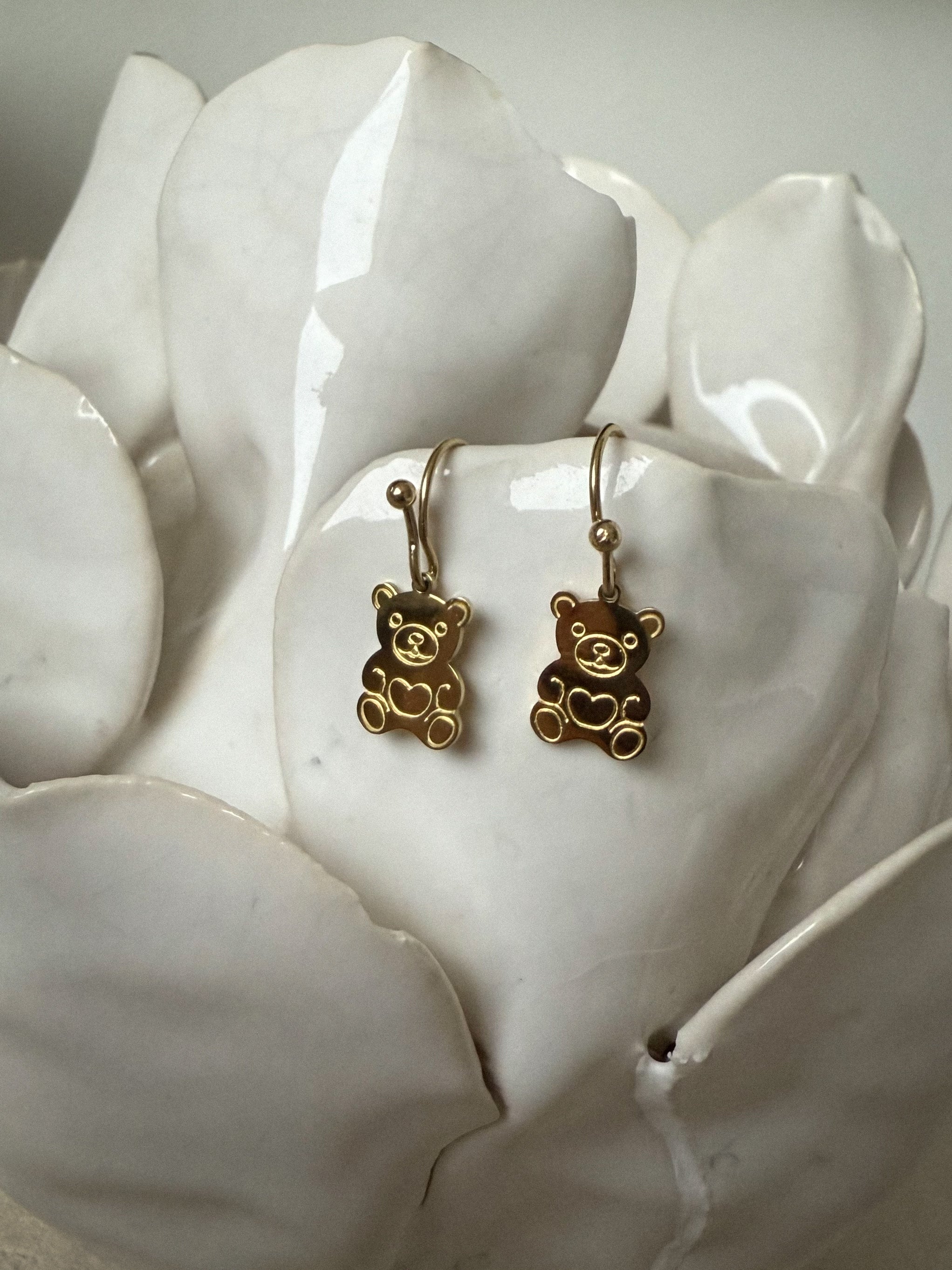 Mikka dorées - Boucles d’oreilles acier