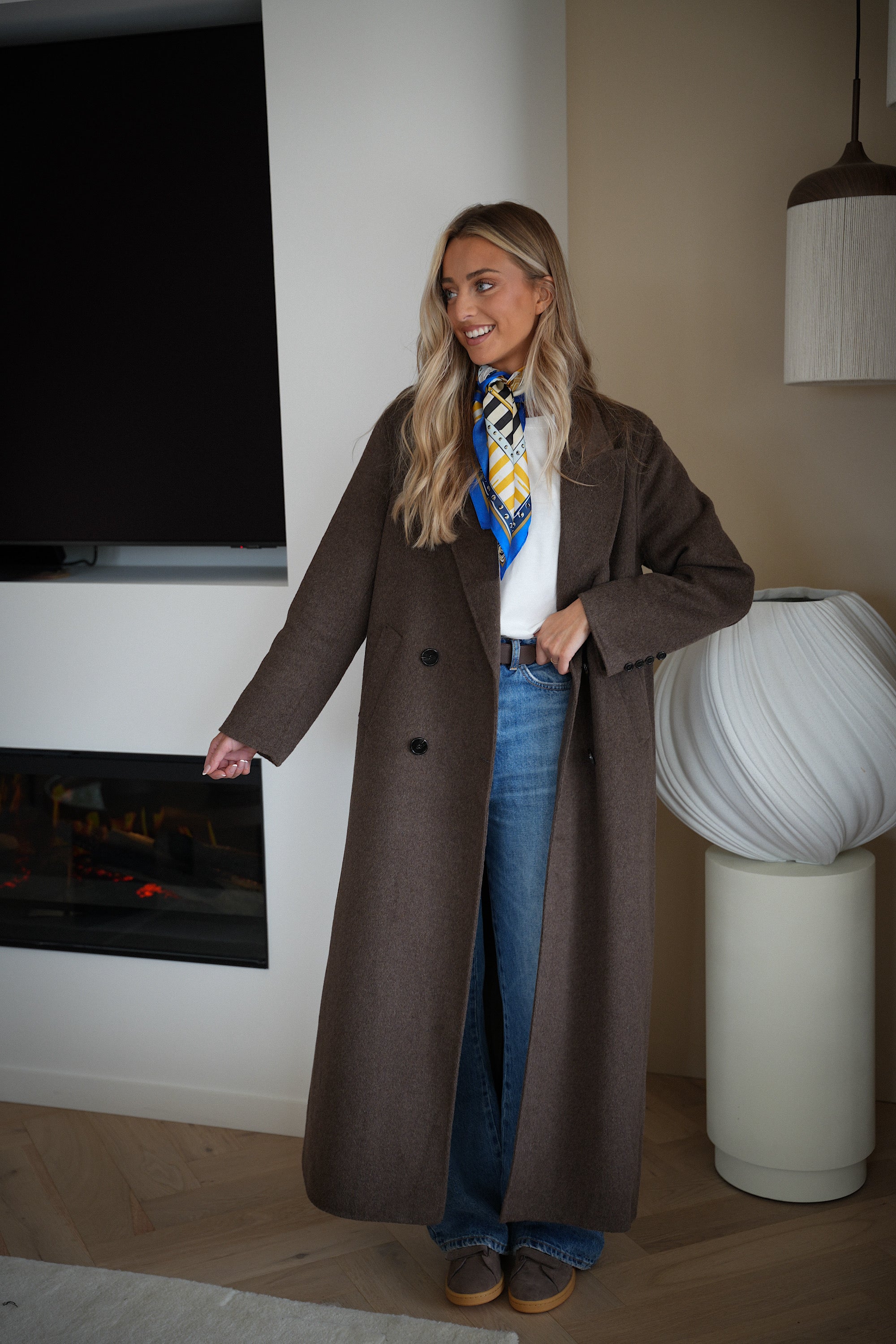 Isabel chocolat - Manteau long