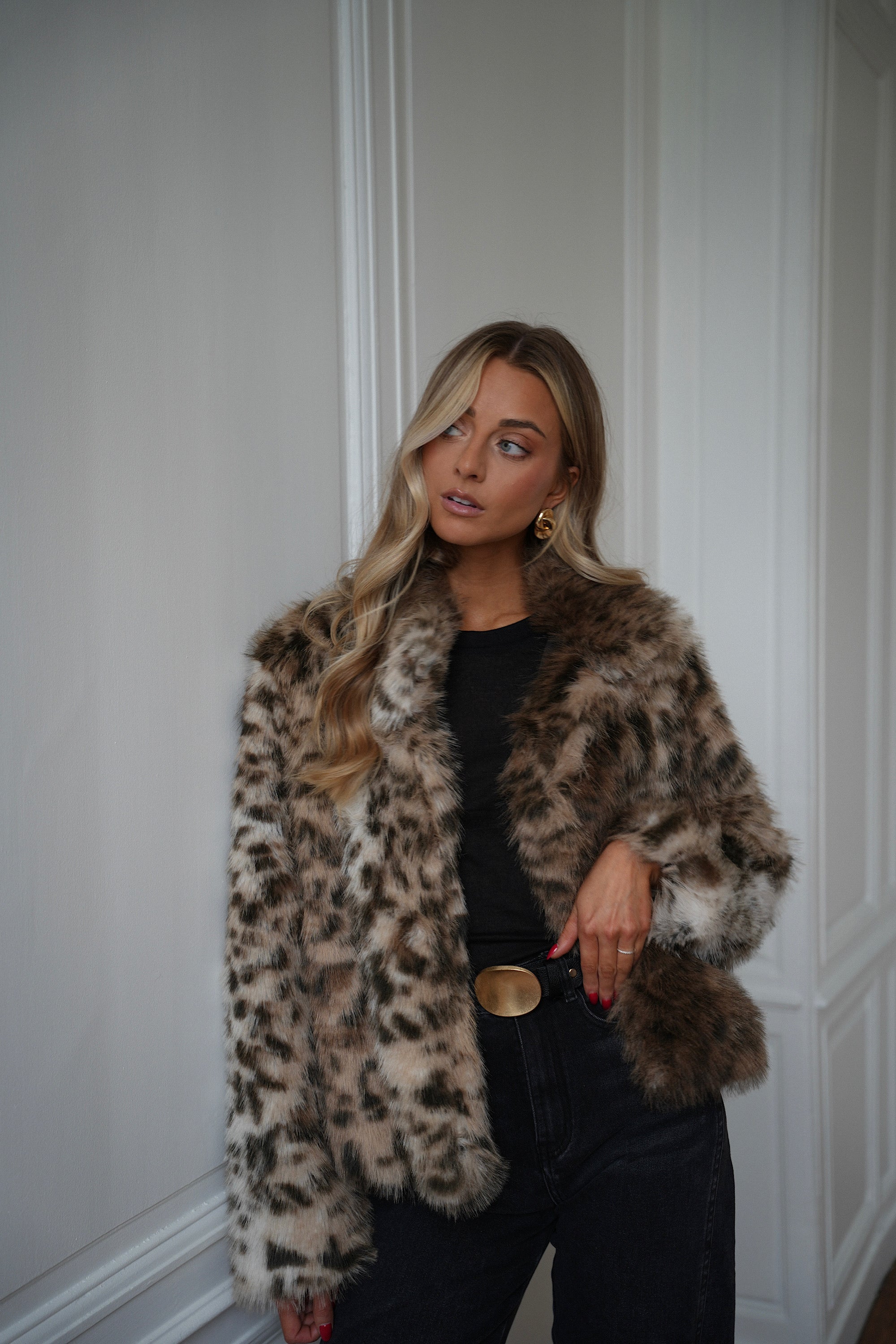 Kane léopard - Manteau fourrure