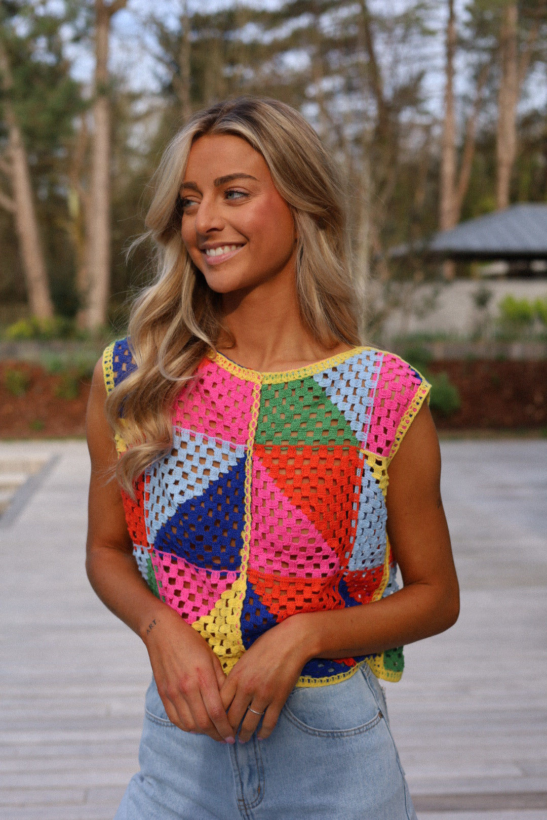 Marga coloré - Top crochet