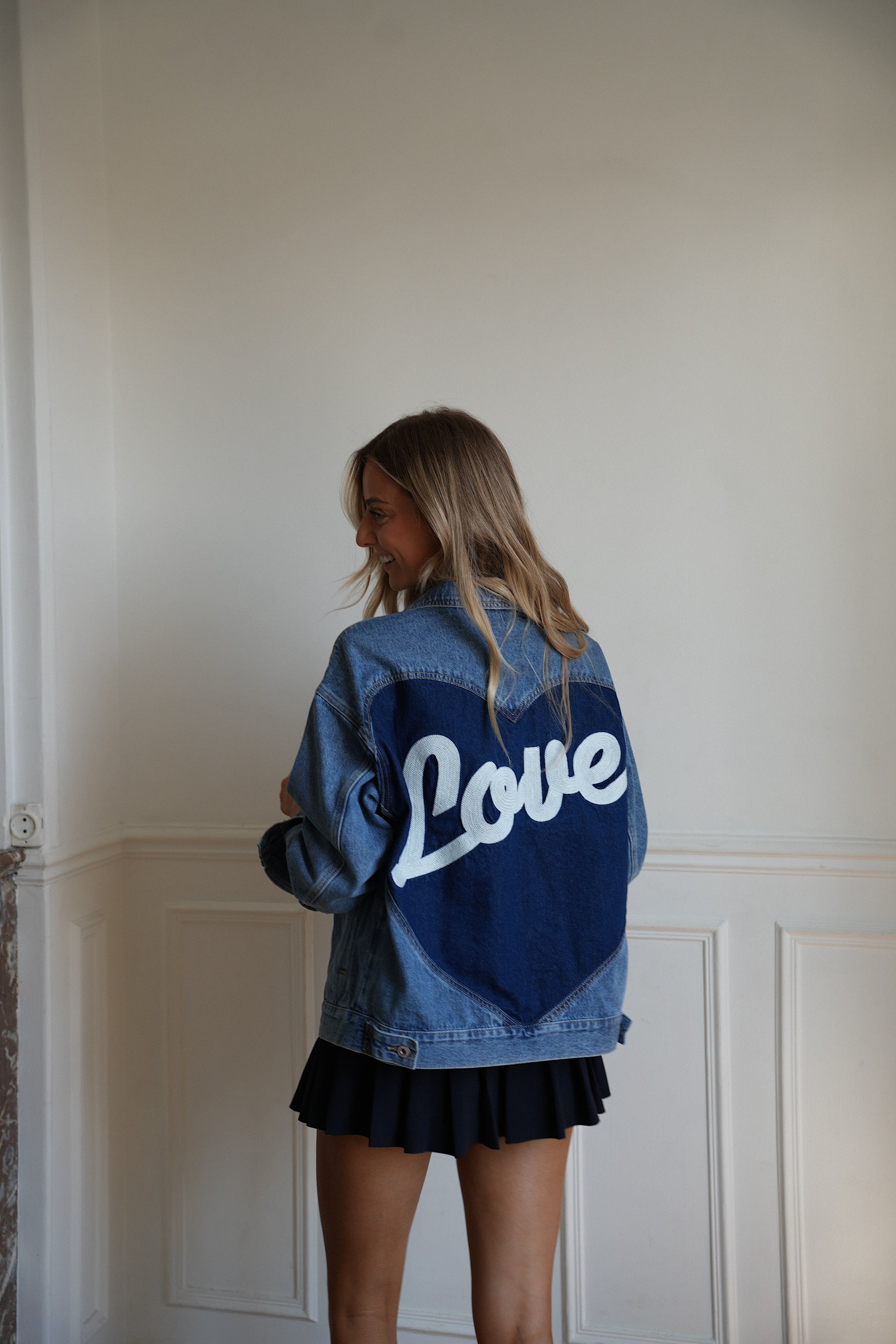 Monika bleue - Veste en jean