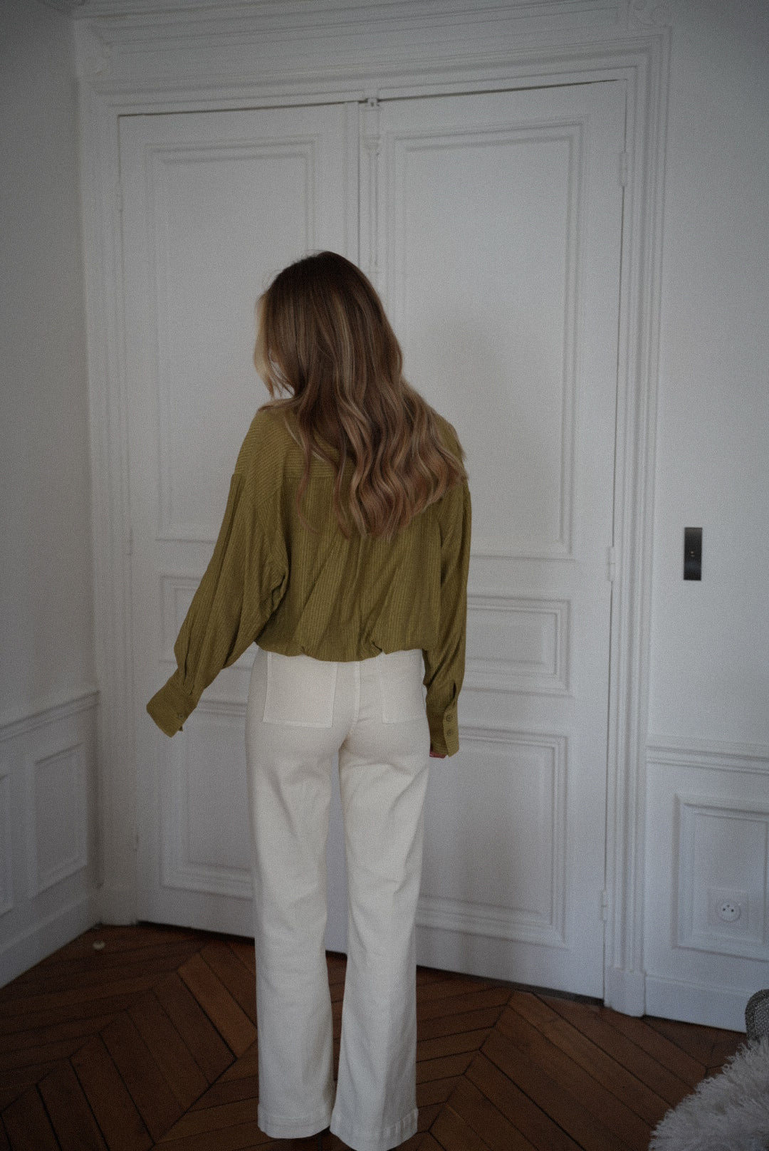 Miranda verte - Blouse courte