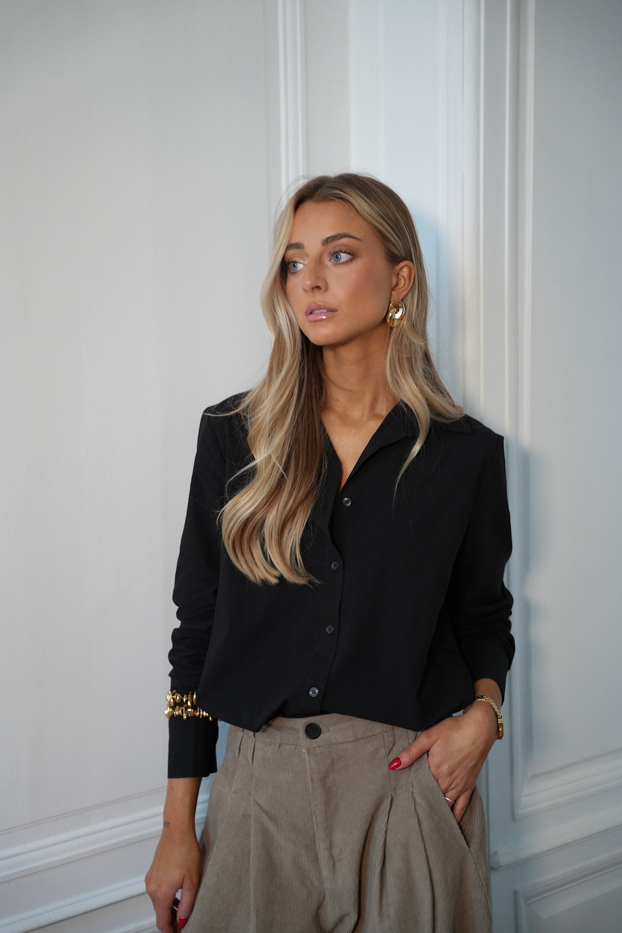 Nona noire - Chemise droite