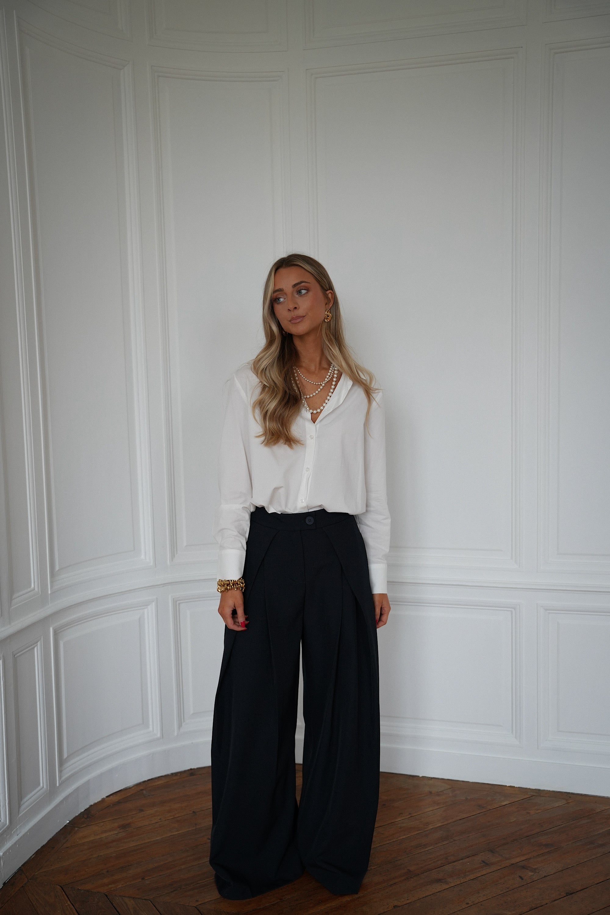 Chelsea marine - Pantalon ample