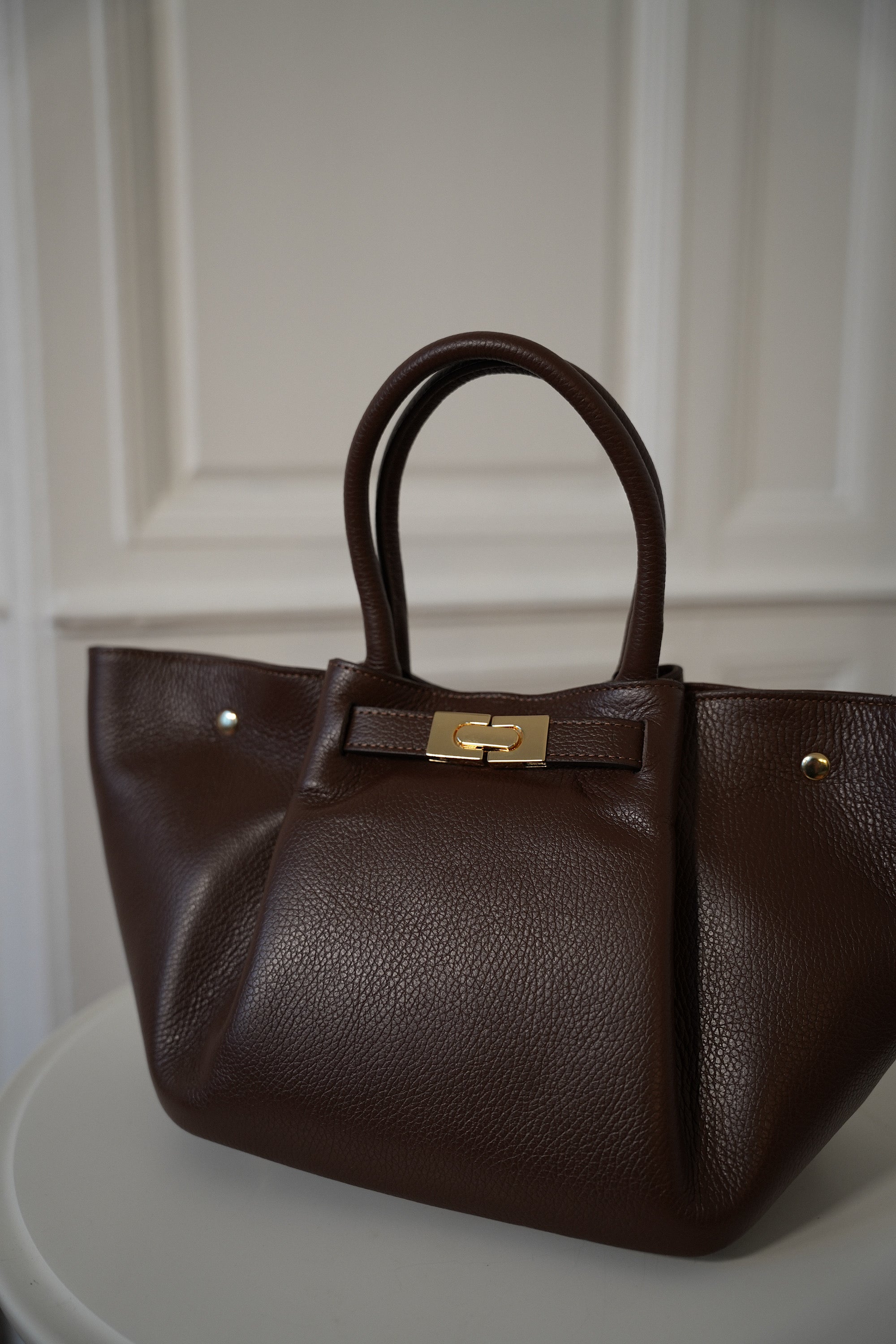 Sia chocolat - Sac en cuir