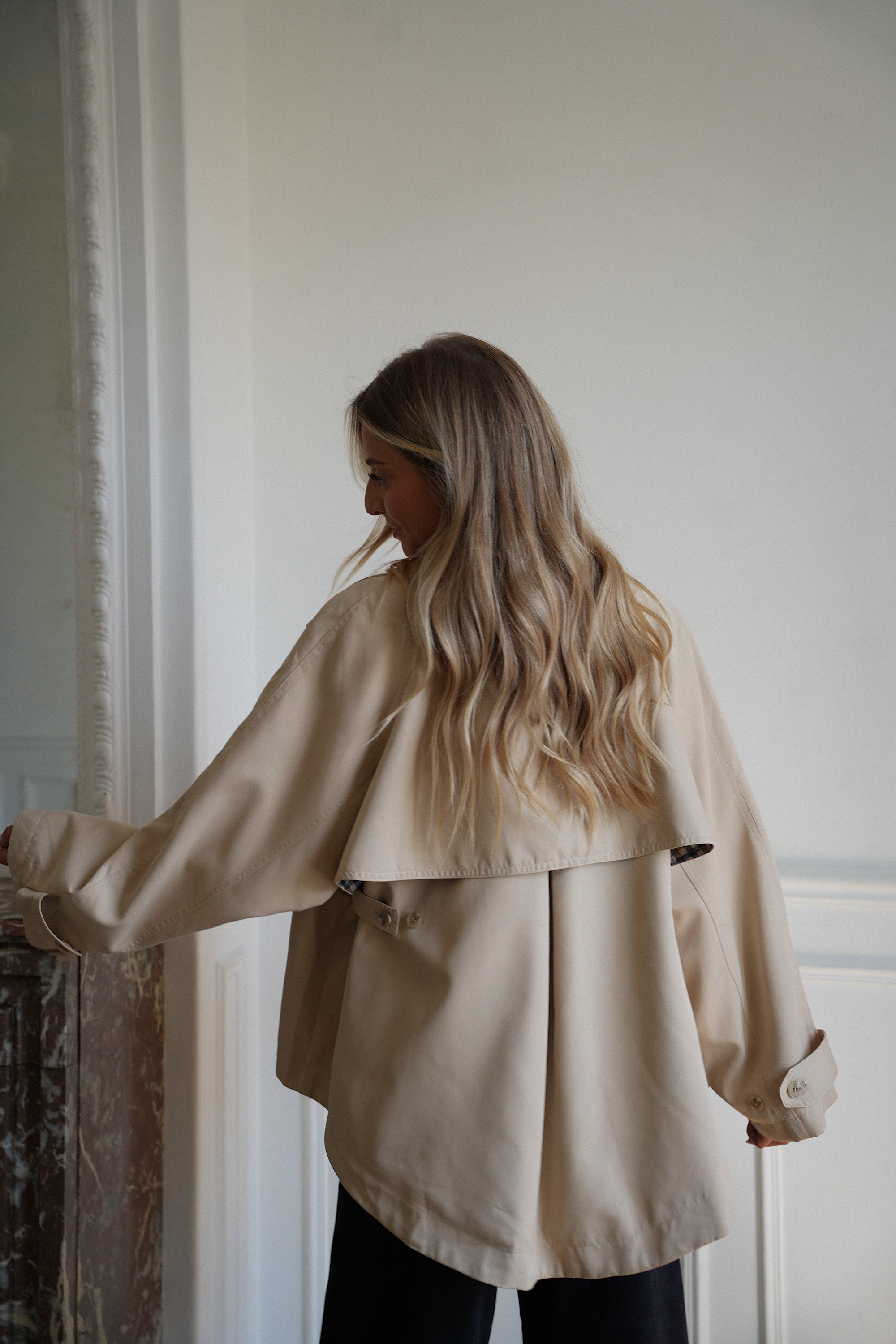 Colla beige - Veste trench
