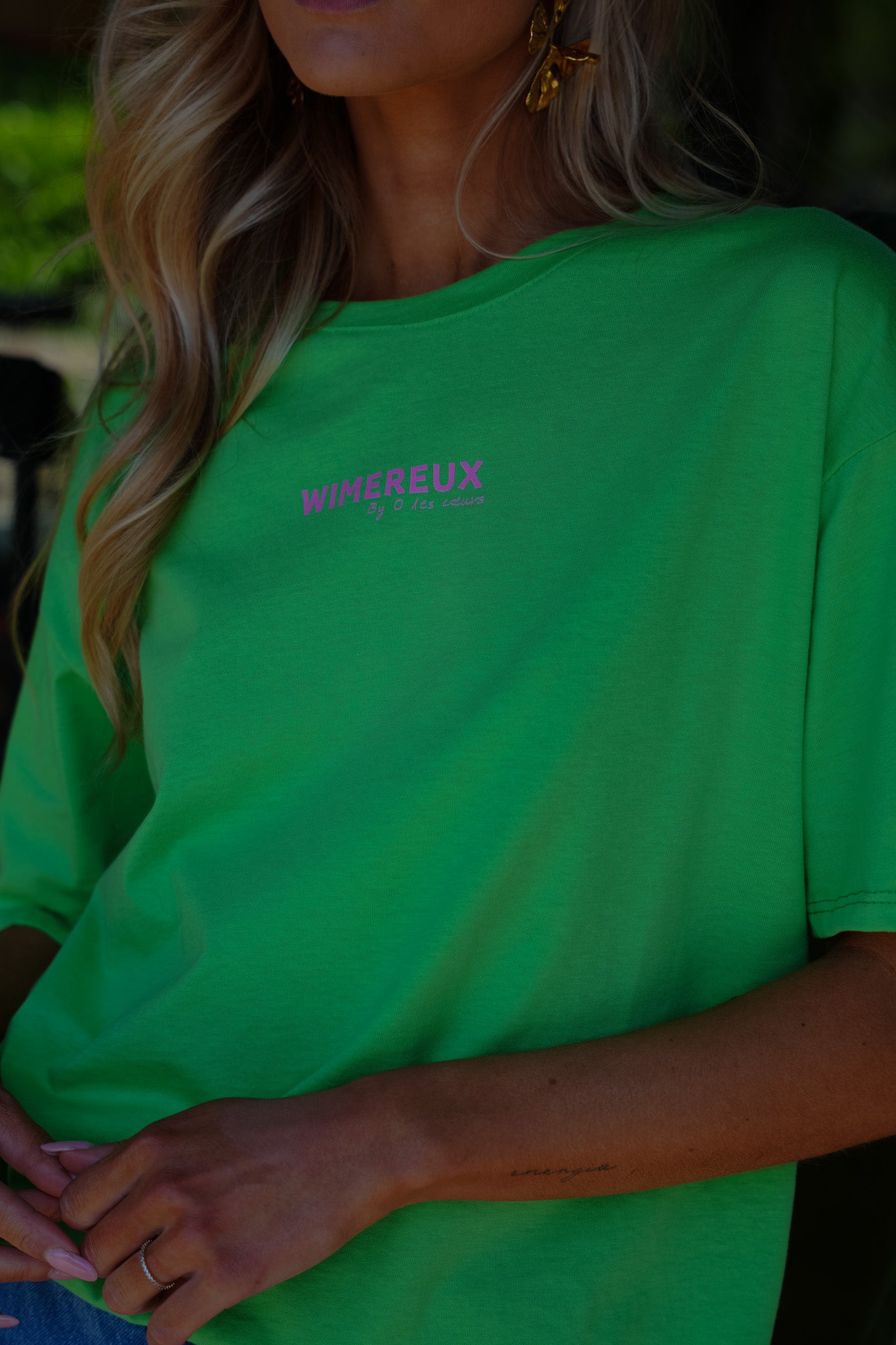 Wimereux vert - T-shirt imprimé