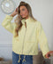 Tressia jaune - Veste zippée