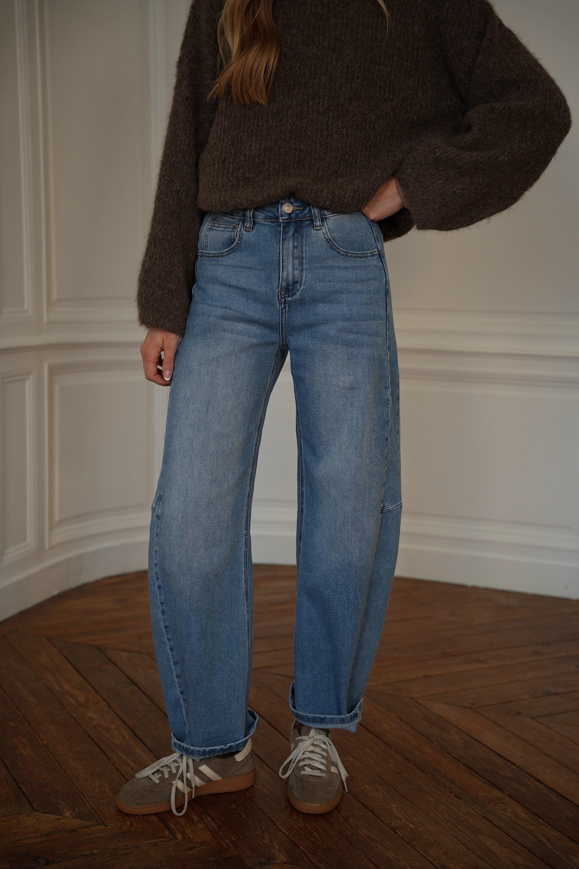 Erika bleu clair - Jean ballon