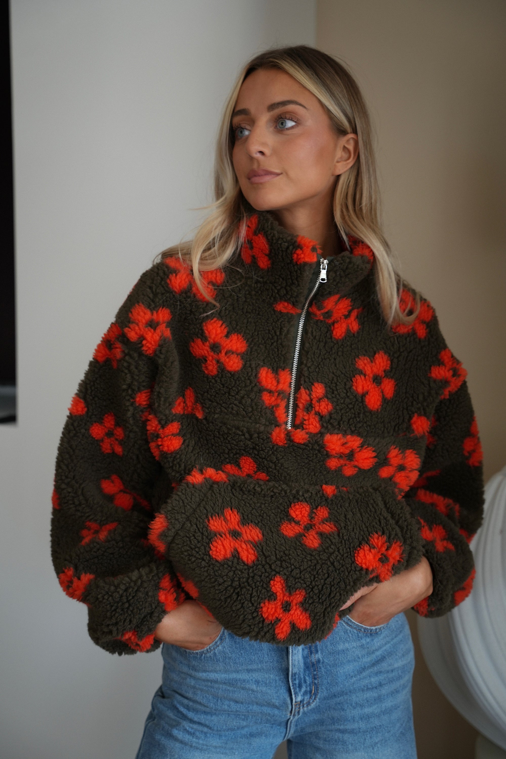 Téo chocolat - Sweat polaire