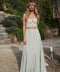 Valentine vert d’eau - Robe longue