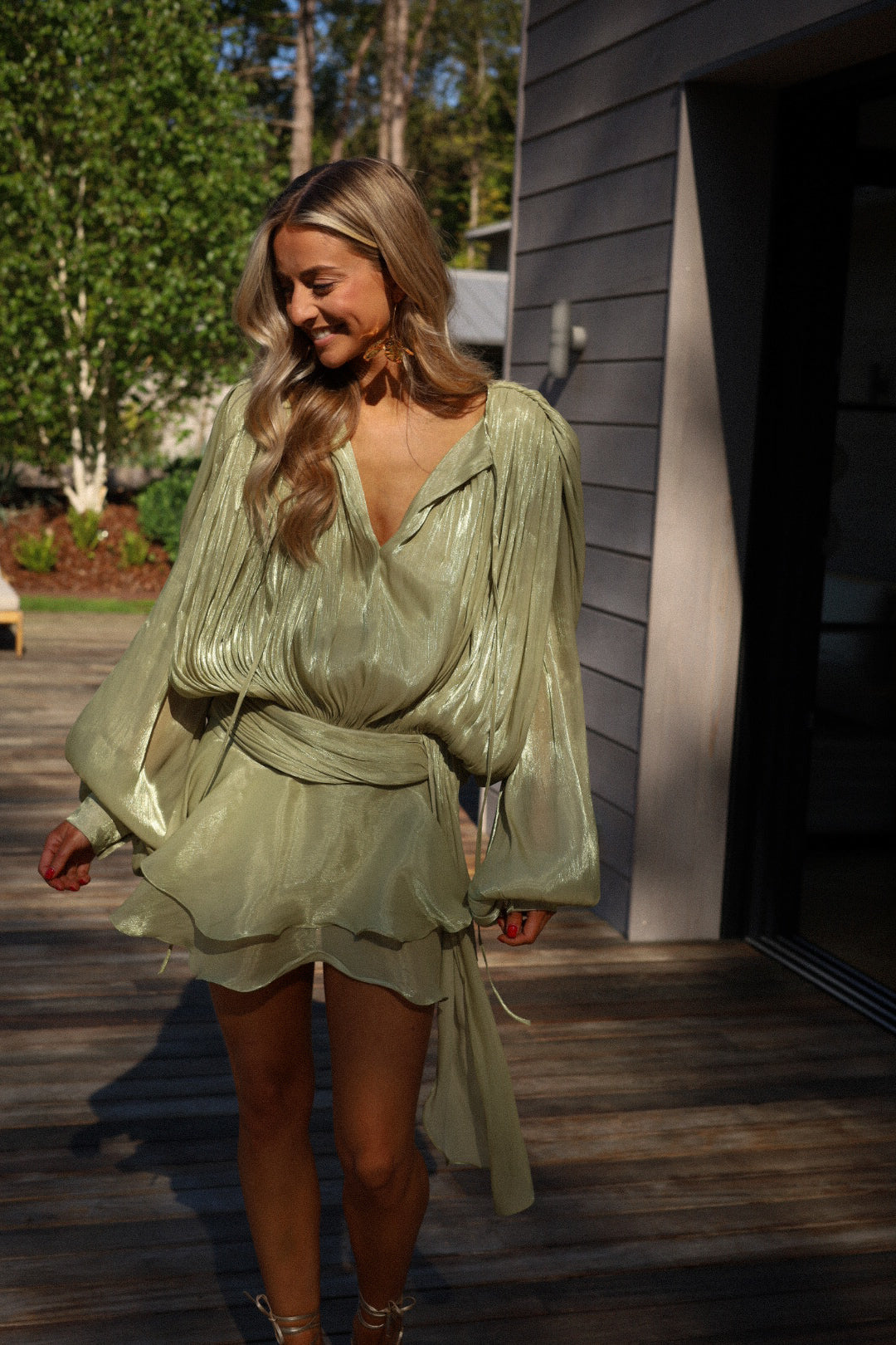 Katie verte - Robe fluide