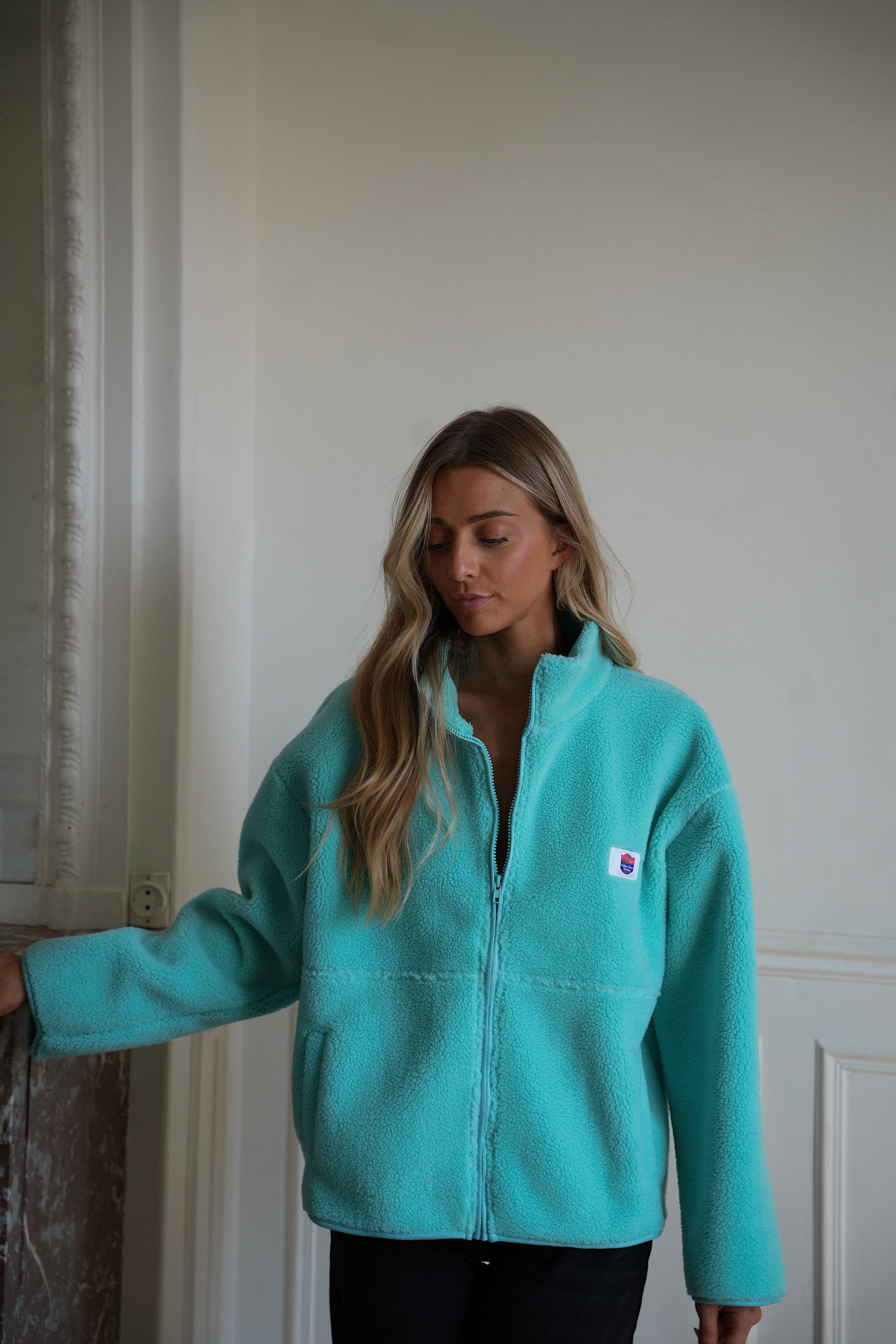Olya bleue - Veste polaire