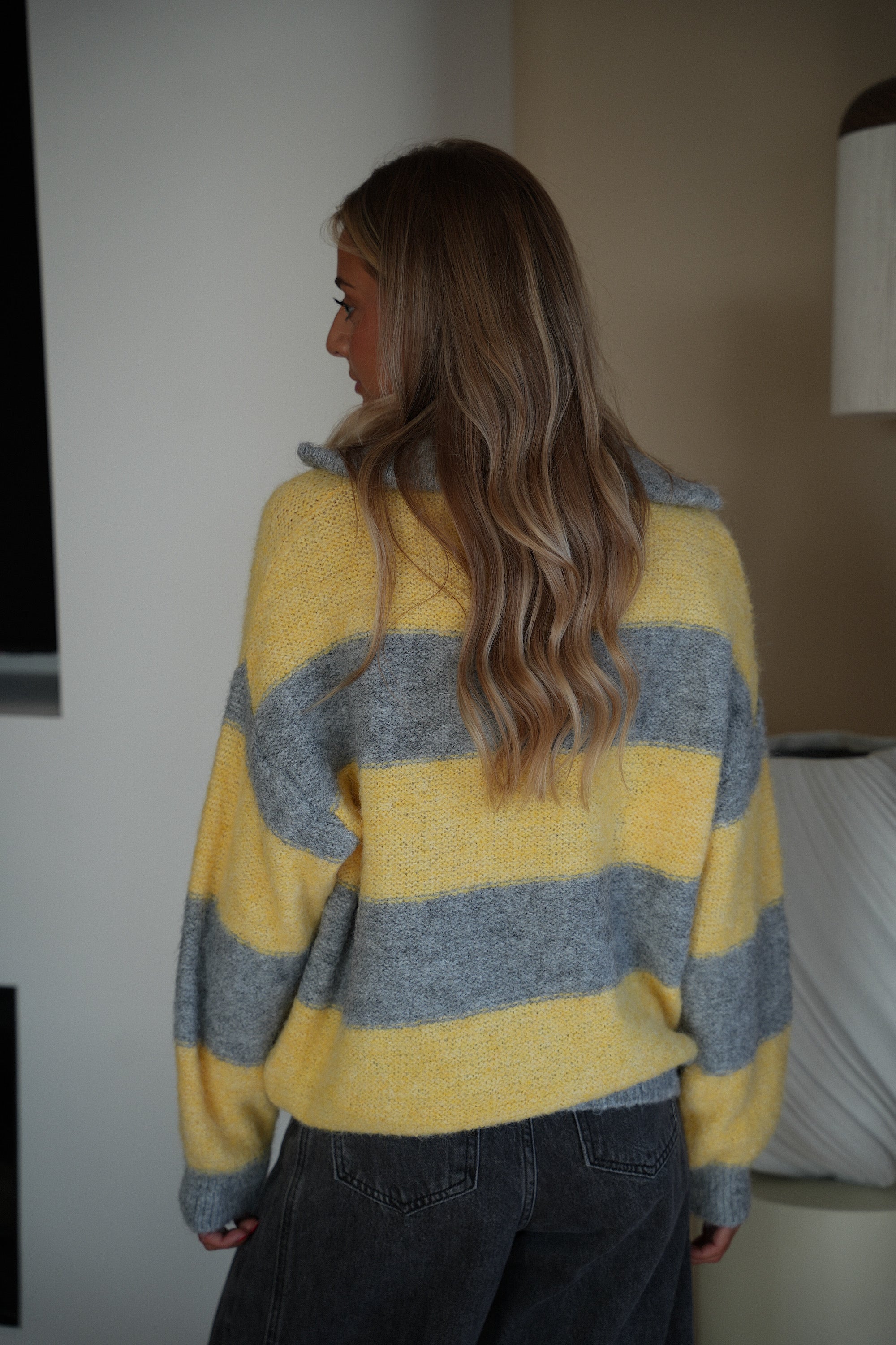 Dory jaune - Gilet zippé