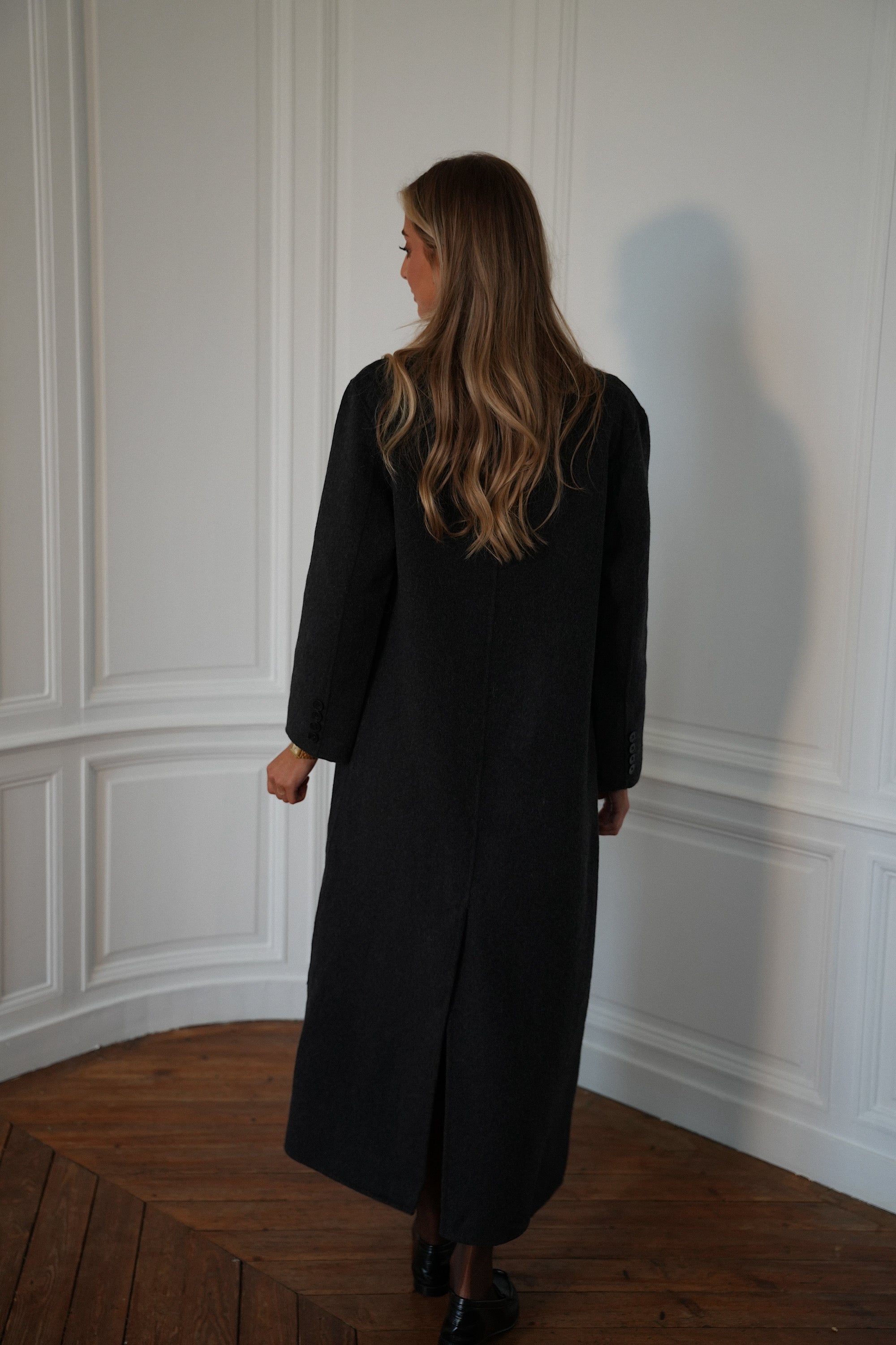 Isis gris - Manteau long