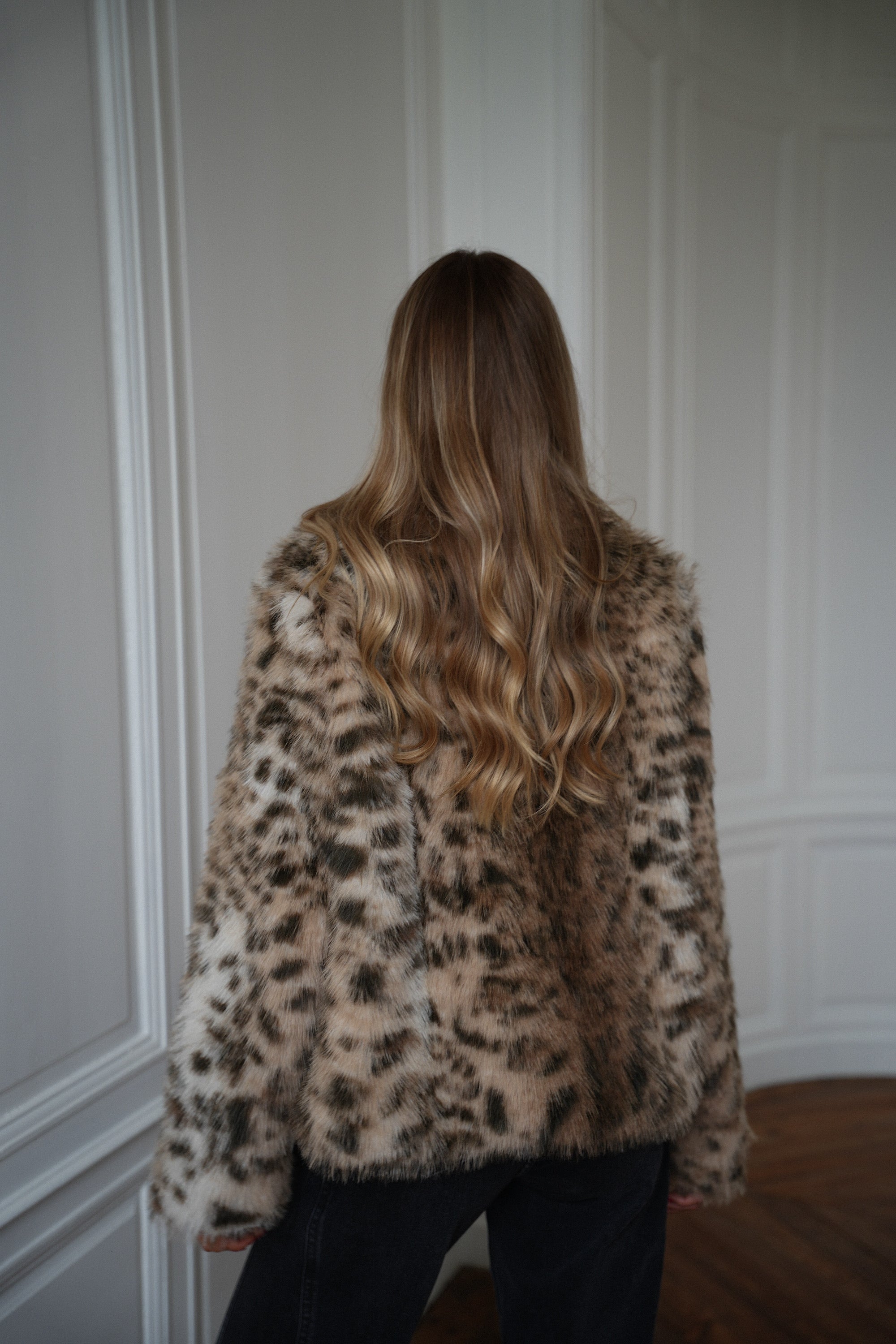 Kane léopard - Manteau fourrure