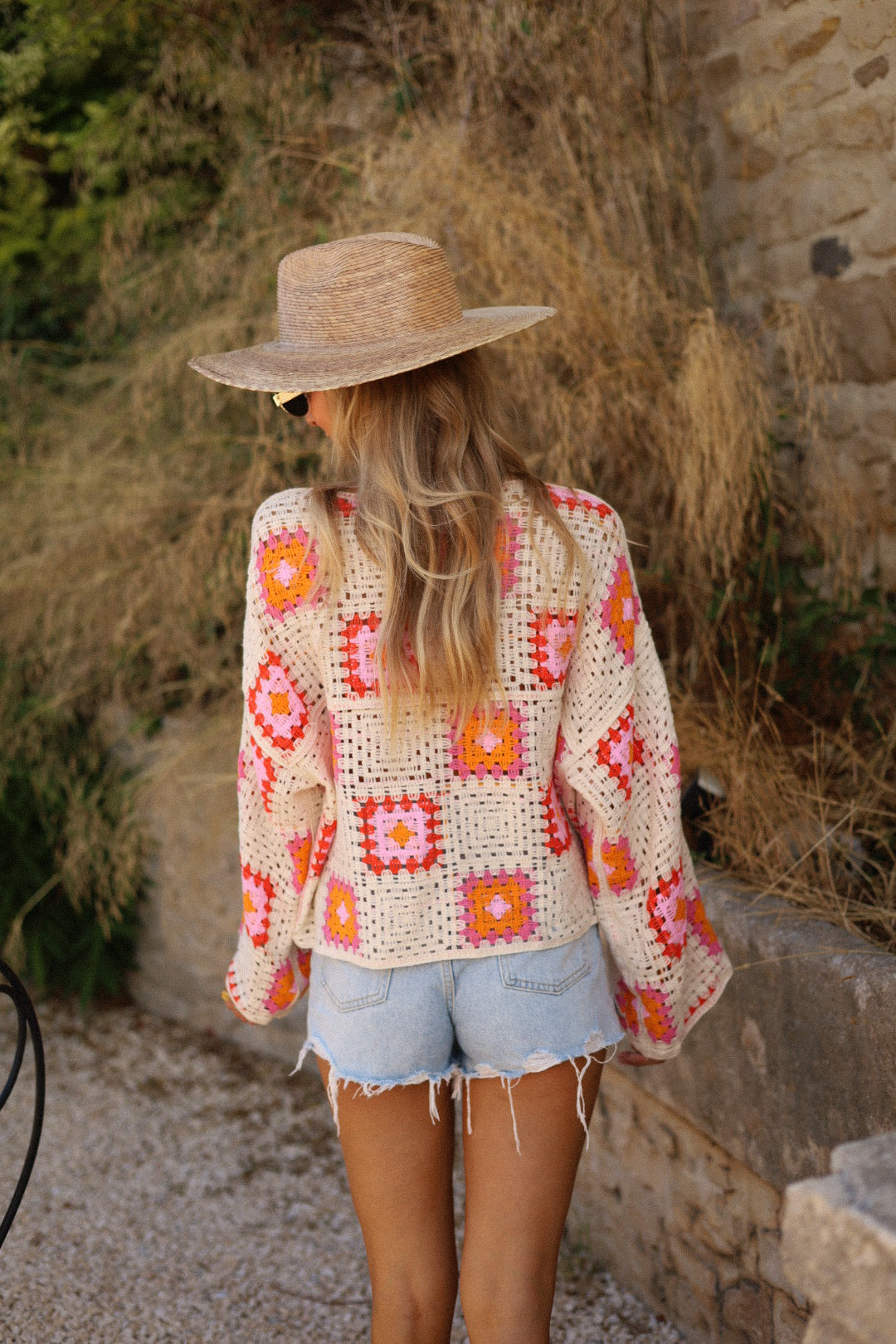 Ermione coloré - Pull crochet