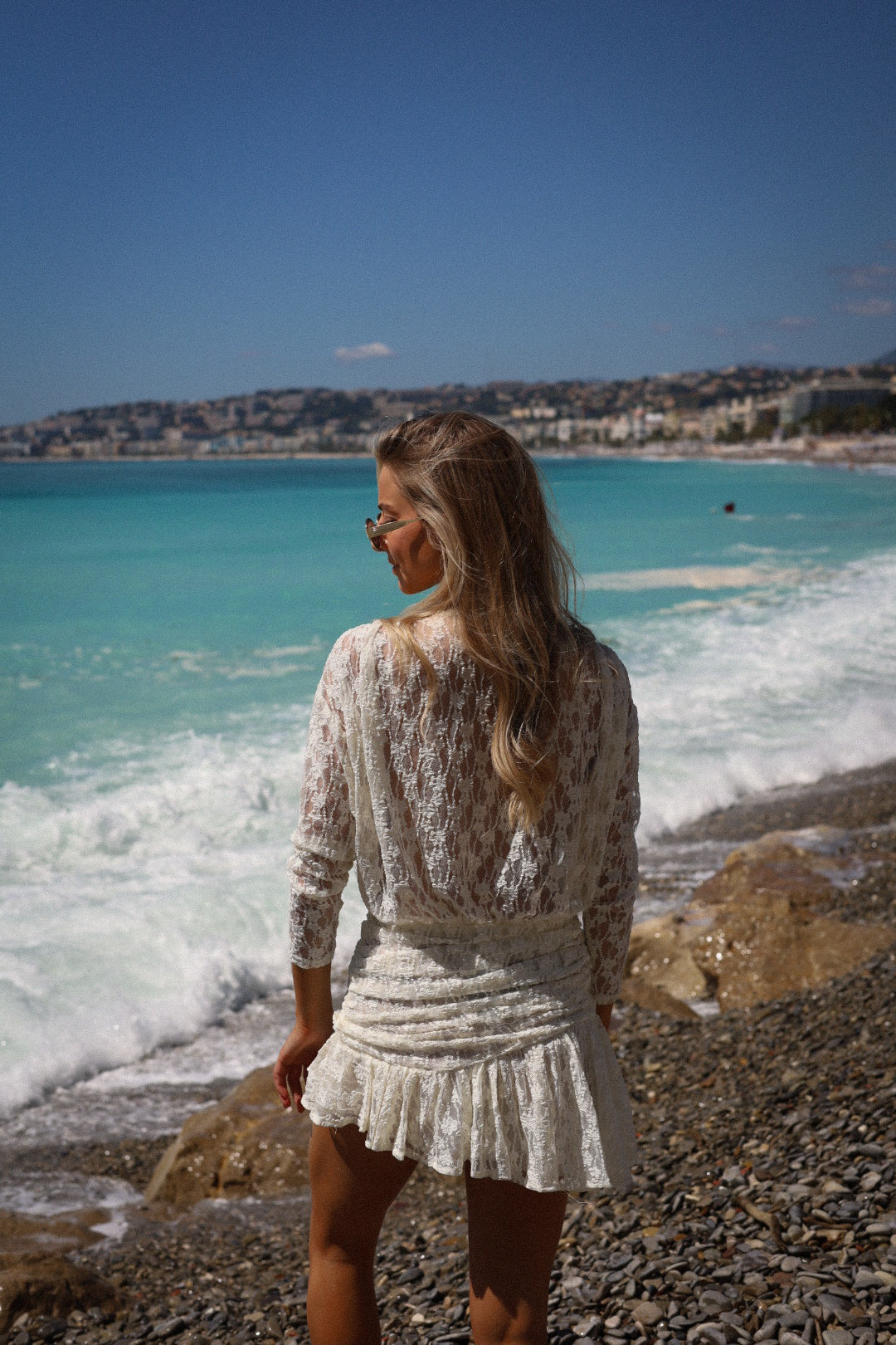 Liv écrue - Robe dentelle