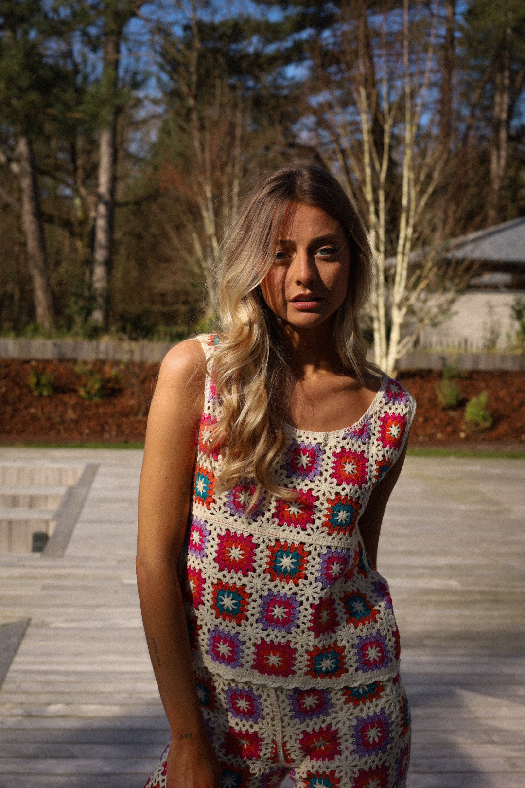 Niki coloré - Top crochet