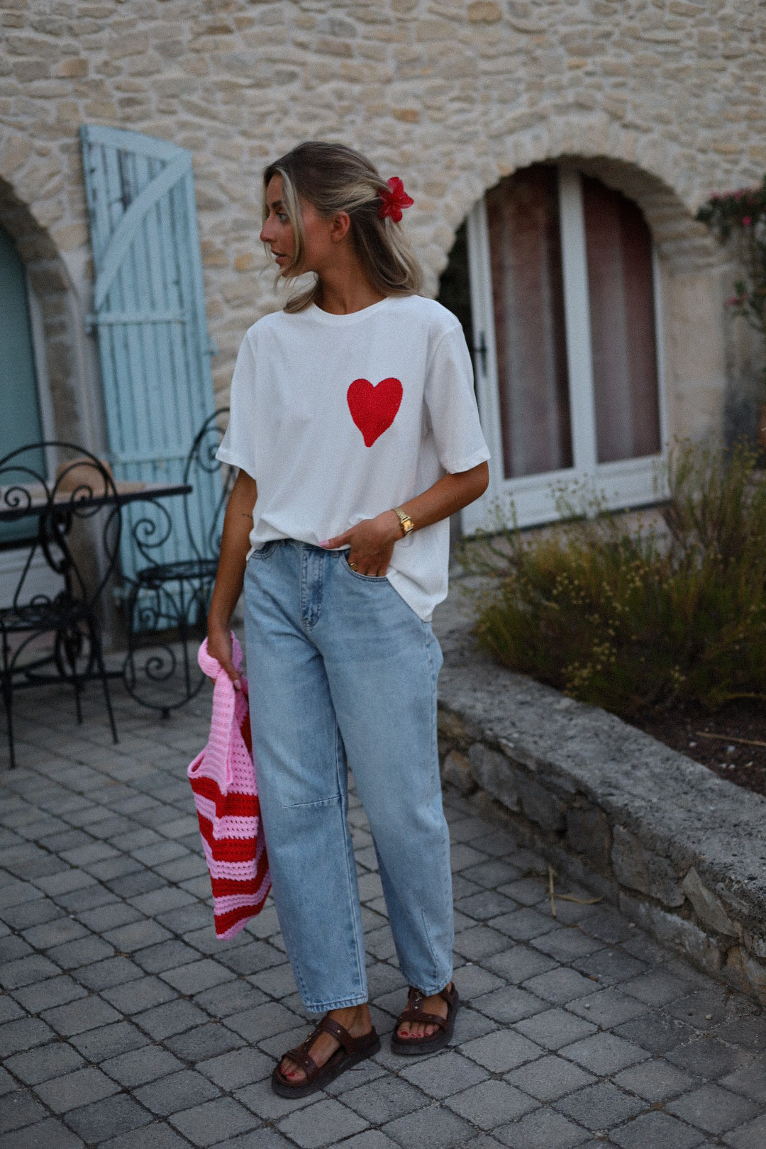 Achille blanc - T-shirt imprimé