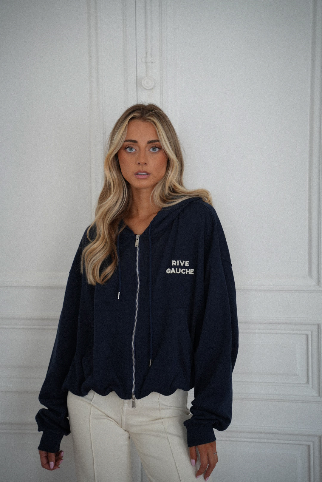 Ronan Marine - Sweat-shirt zippé