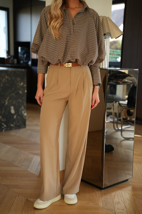 Victoire camel - Ceinture en cuir