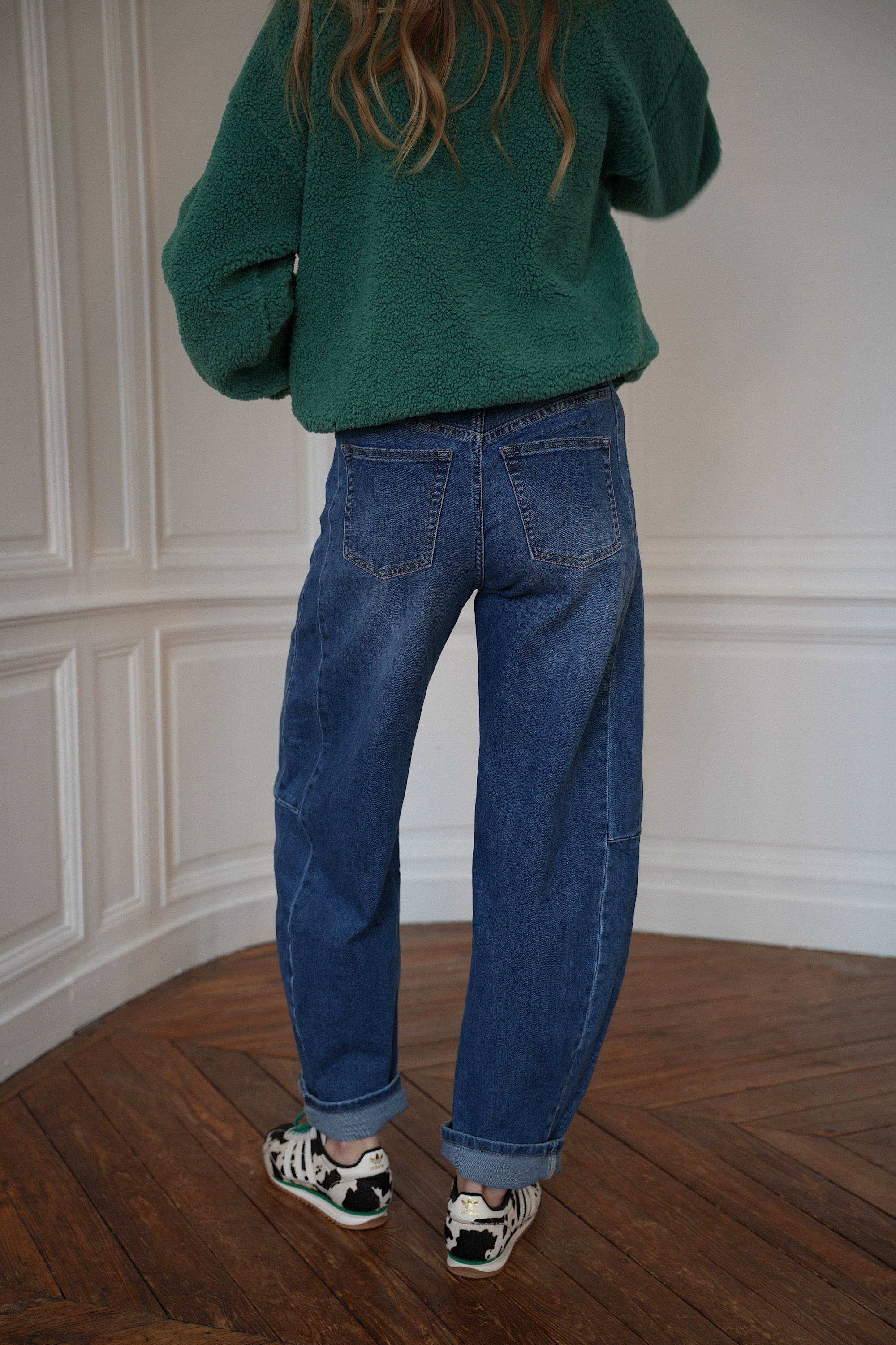 Erika bleu foncé - Jean ballon