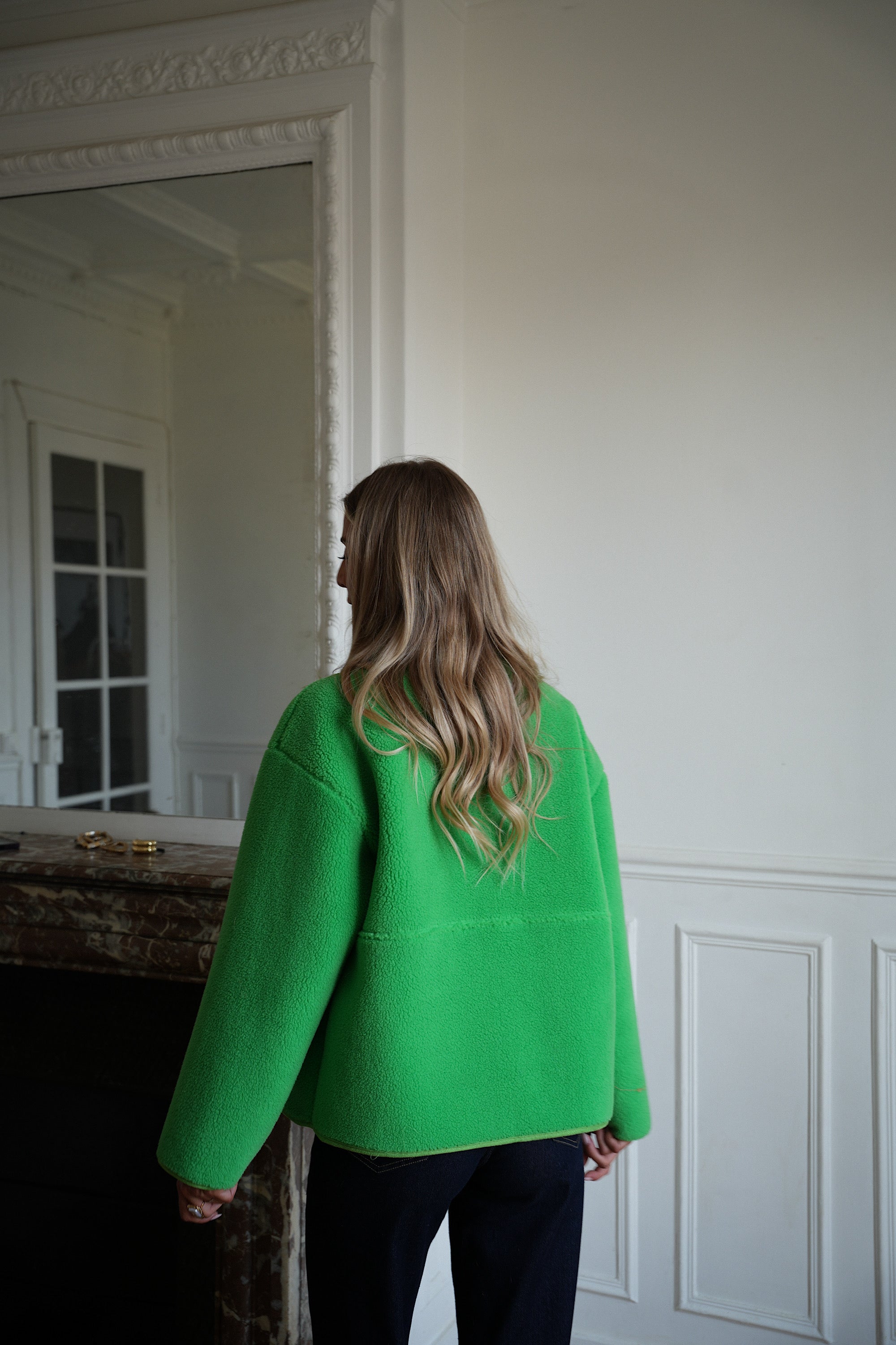 Olya verte - Veste polaire
