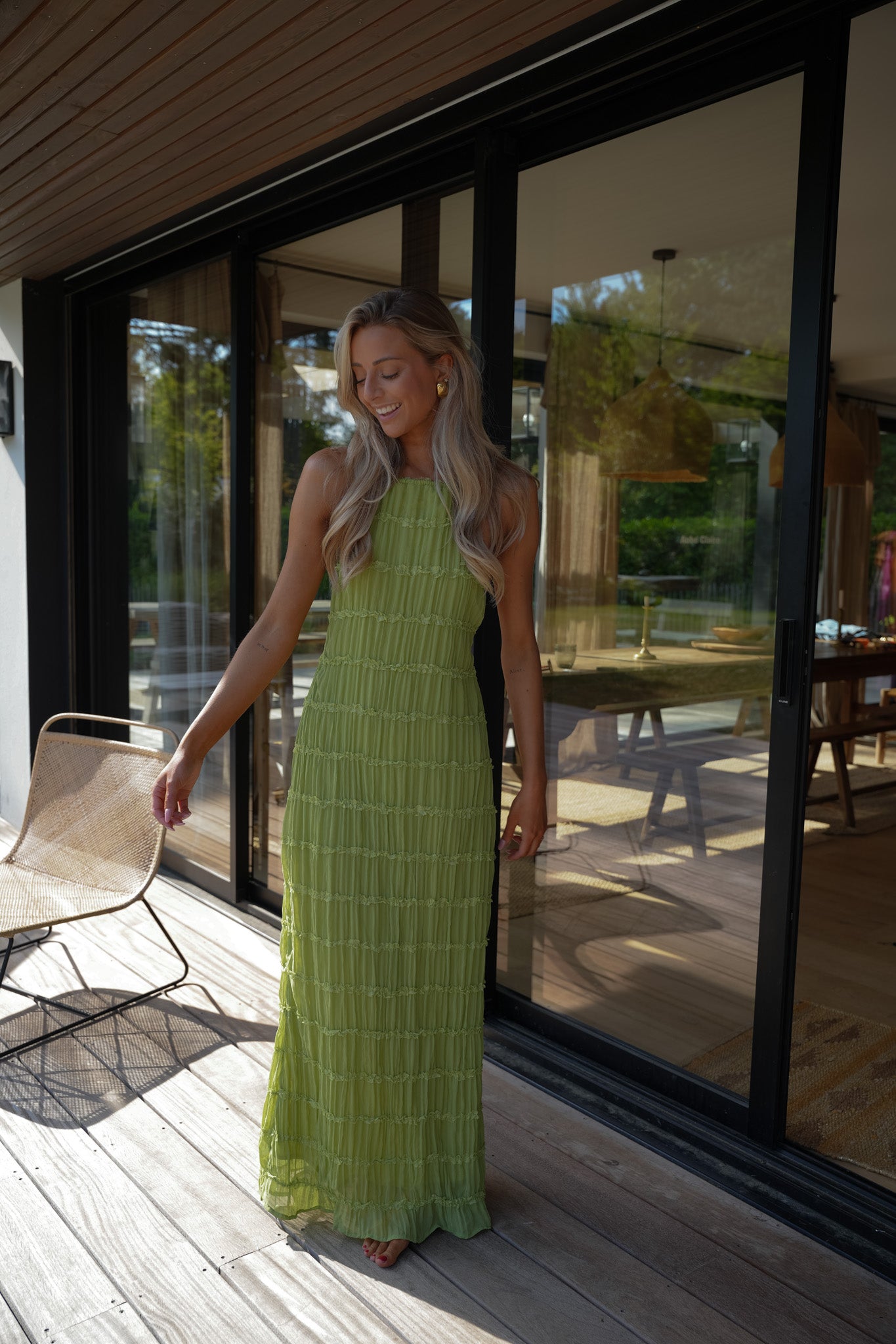 Miranda verte - Robe longue