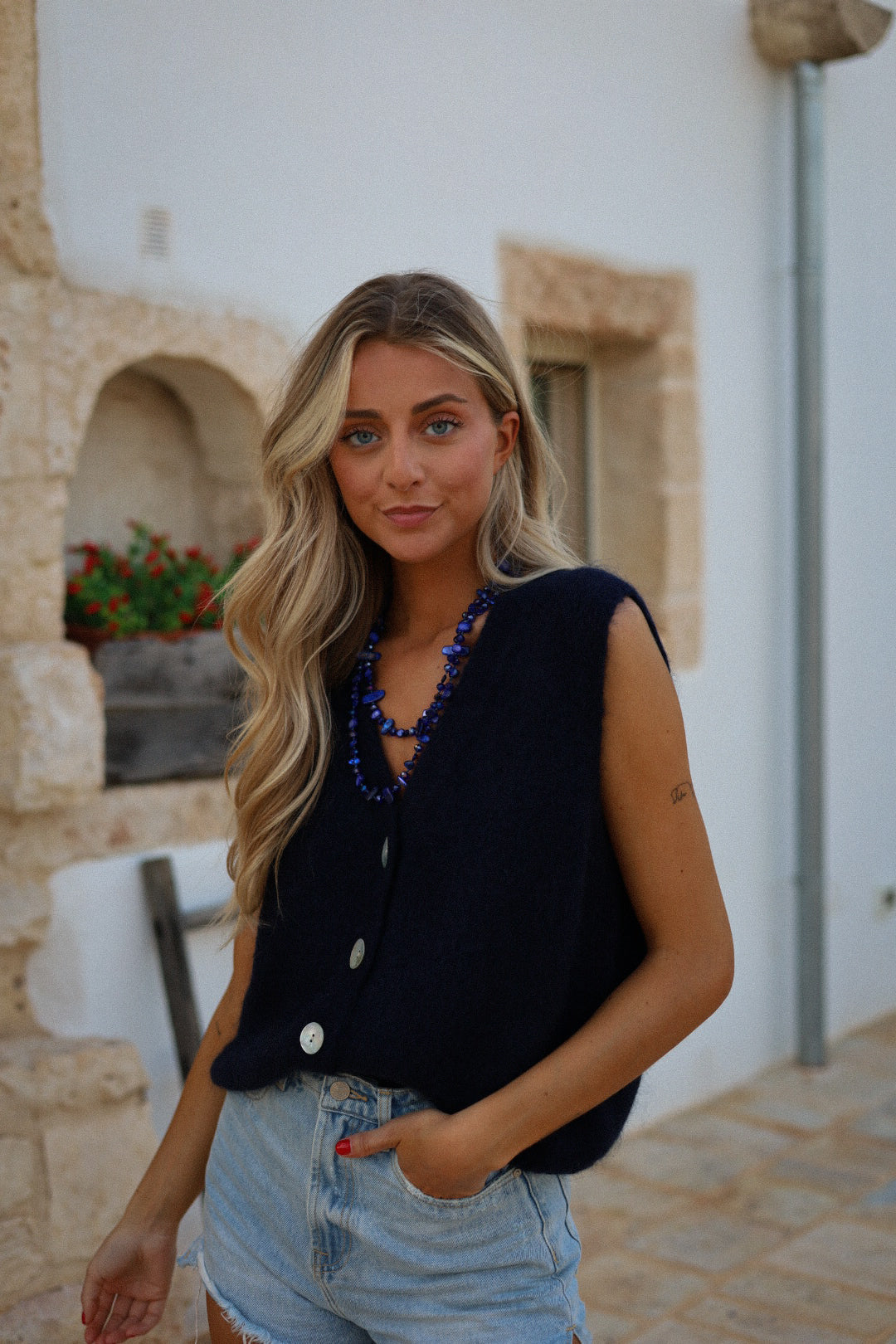 Celys marine - Gilet sans manches