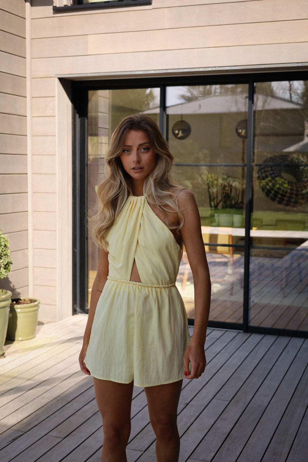 Yulia jaune - Combishort