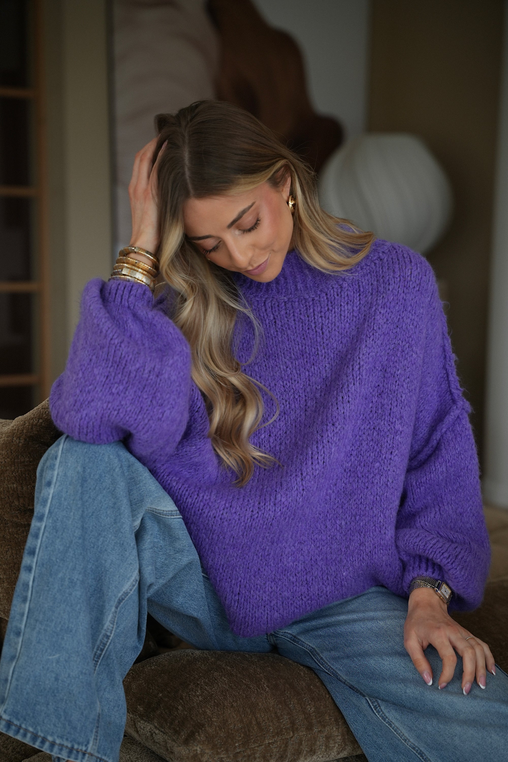 Liliane violet - Pull ample