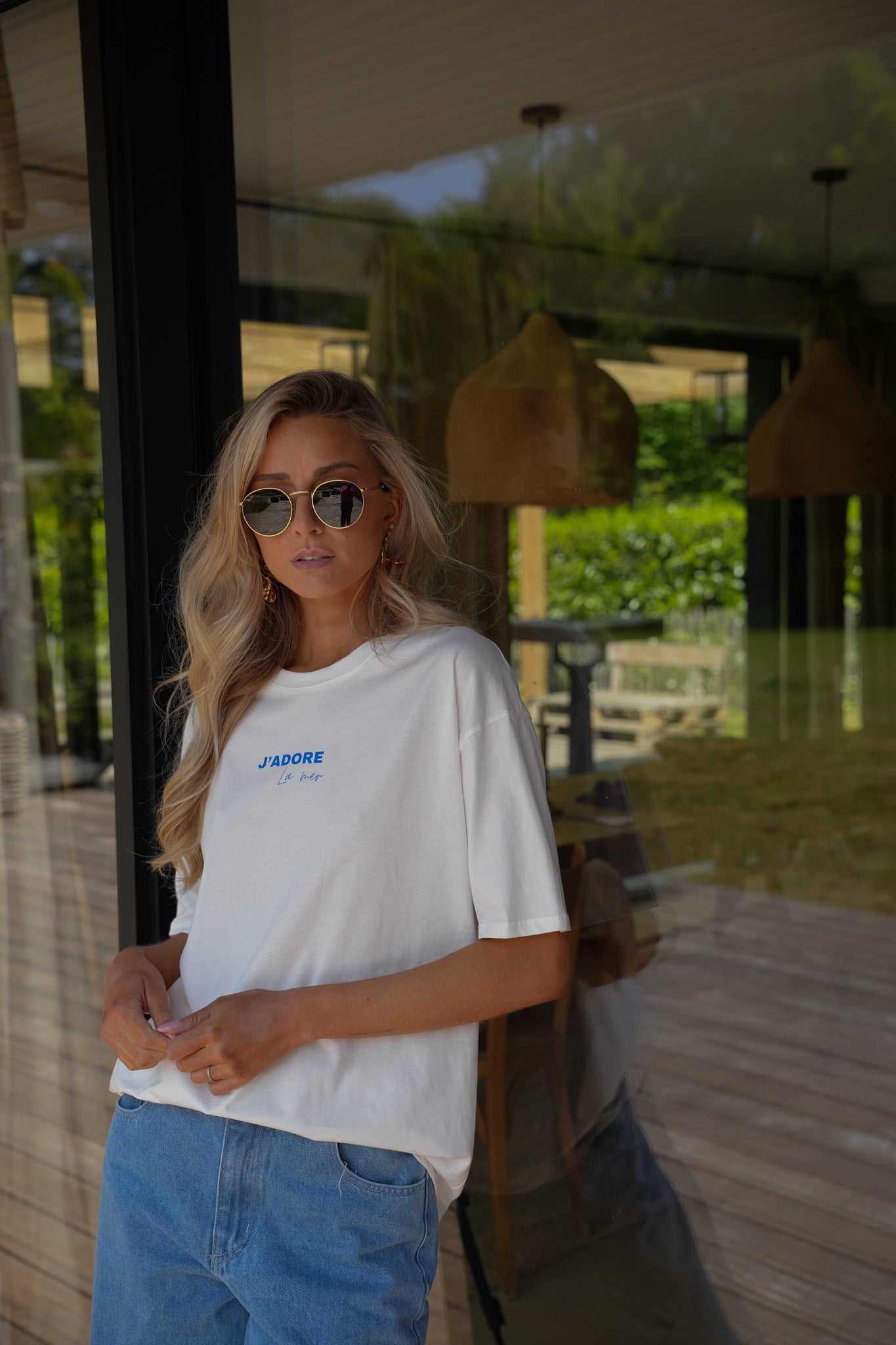 Adona blanc - T-shirt imprimé