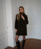 Cristelle kaki - Robe en velours