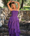 Lizia violette - Robe longue