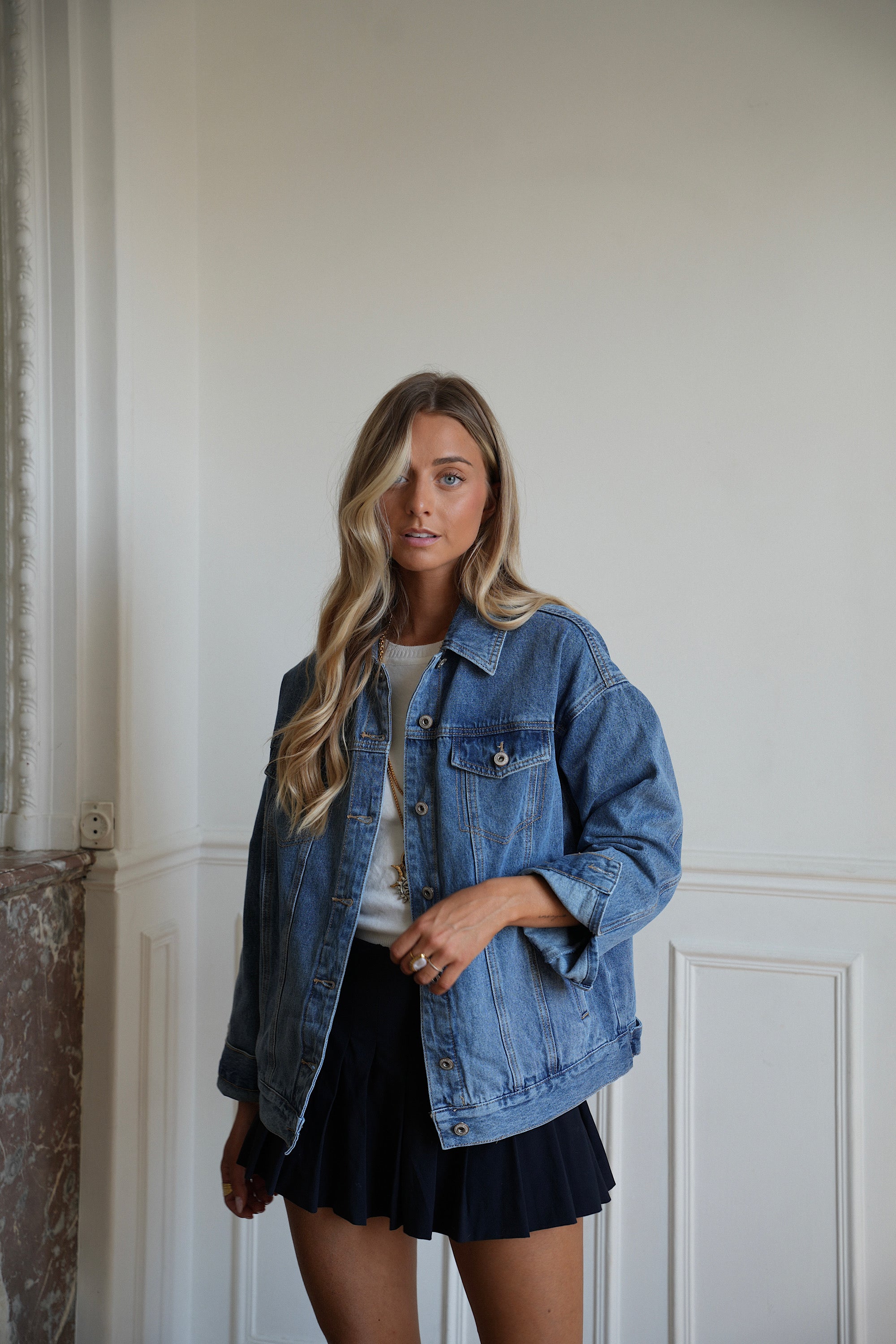 Monika bleue - Veste en jean