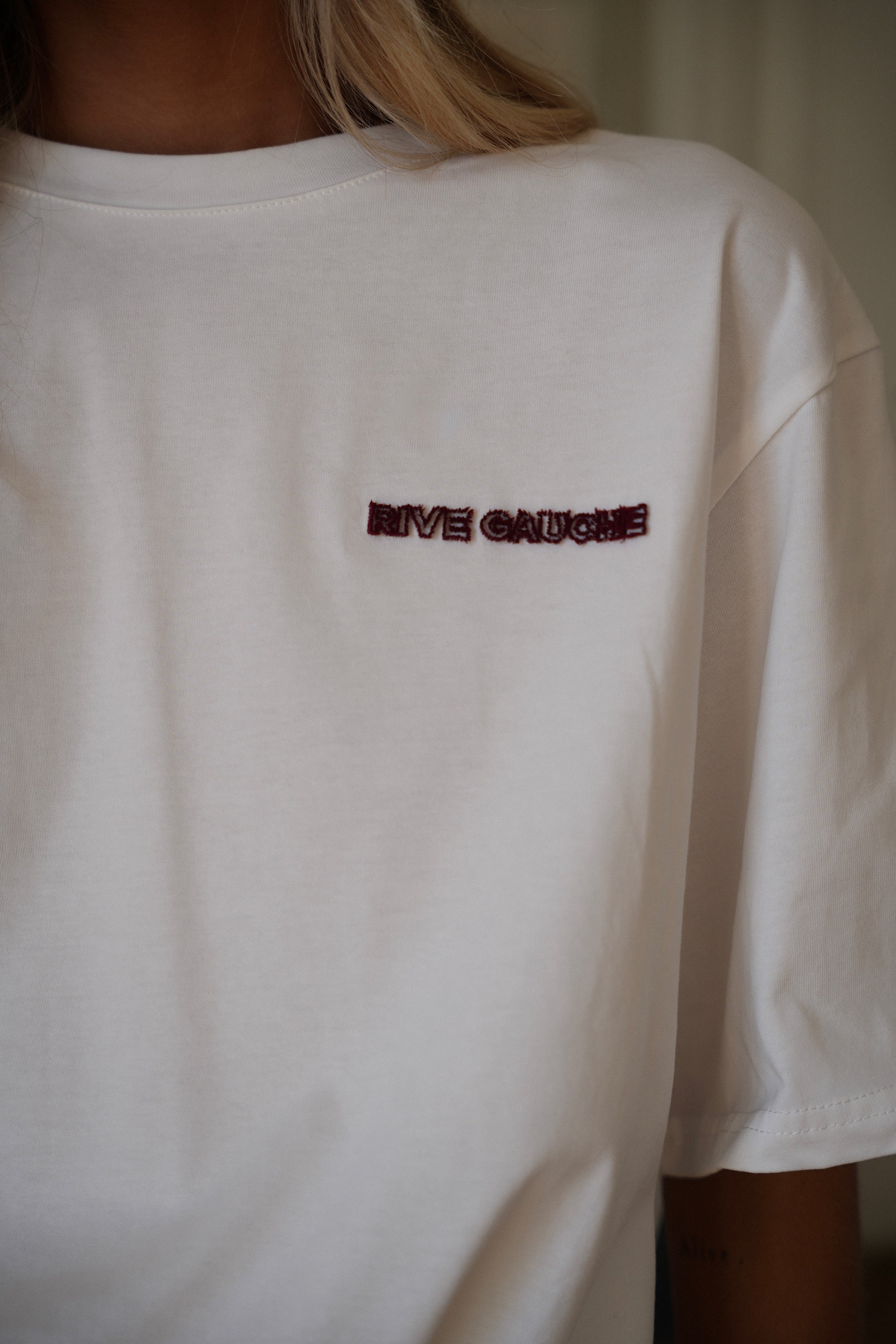Orna blanc - T-shirt brodé