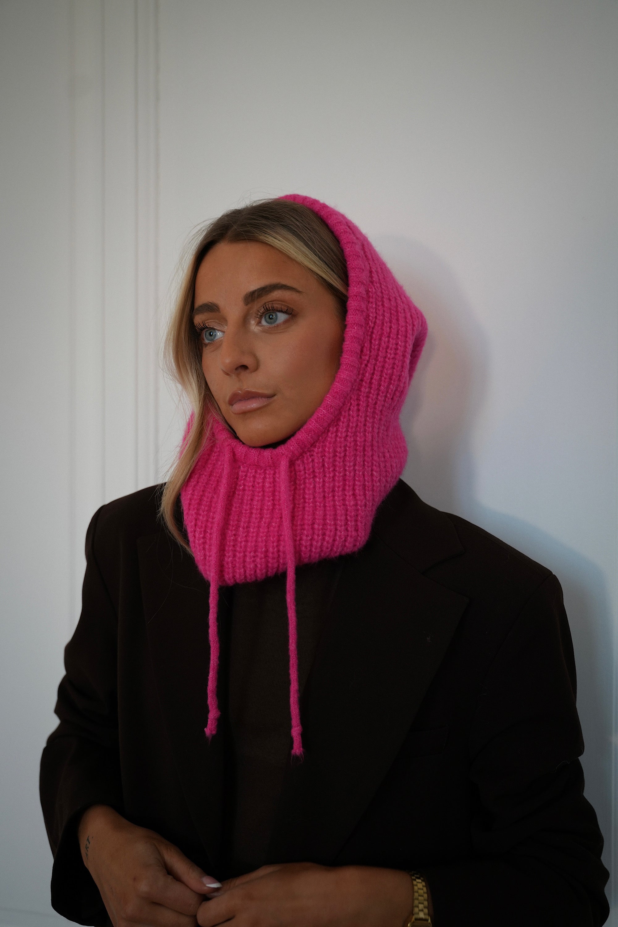 Milie fuschia - Cagoule douce