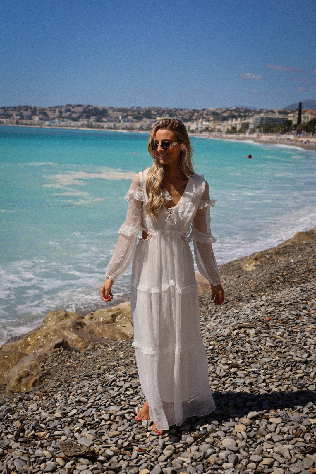 Lorie blanche - Robe longue