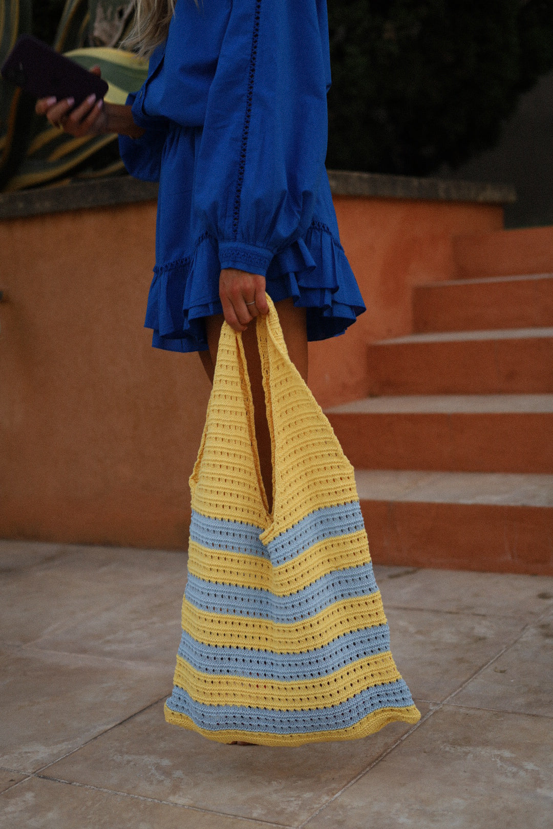 Carine jaune - Sac crochet