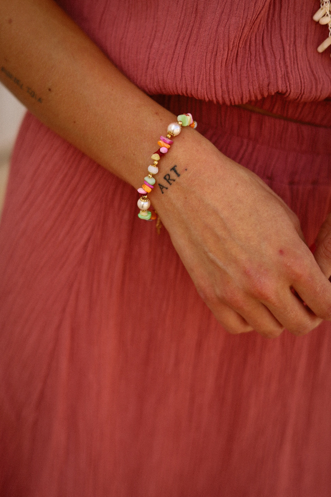 Matieu coloré - Bracelet perles