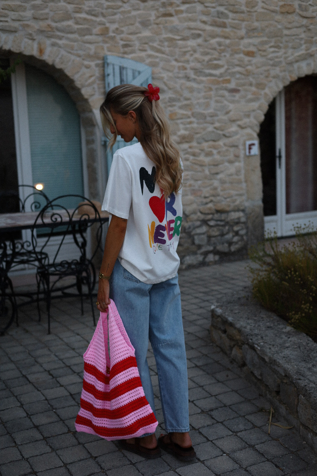 Achille blanc - T-shirt imprimé