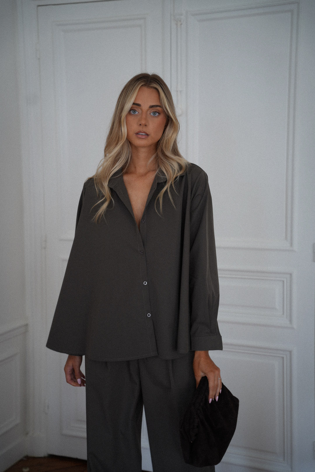 Orlanne kaki - Chemise ample
