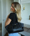 Mélanie noir - Sac en cuir grainé