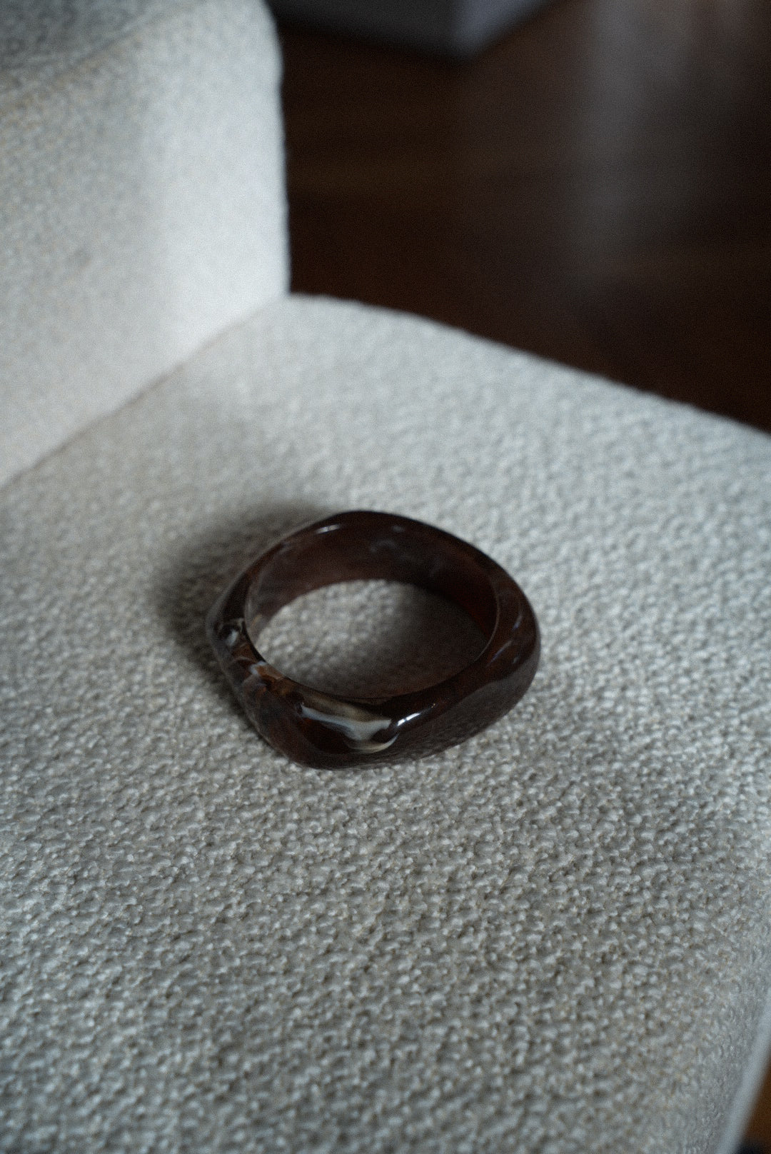 Chay chocolat - Jonc résine