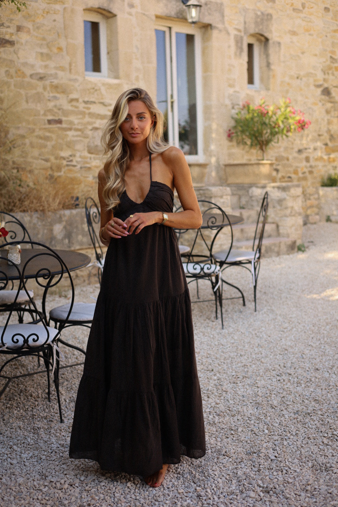 Kity marron - Robe longue