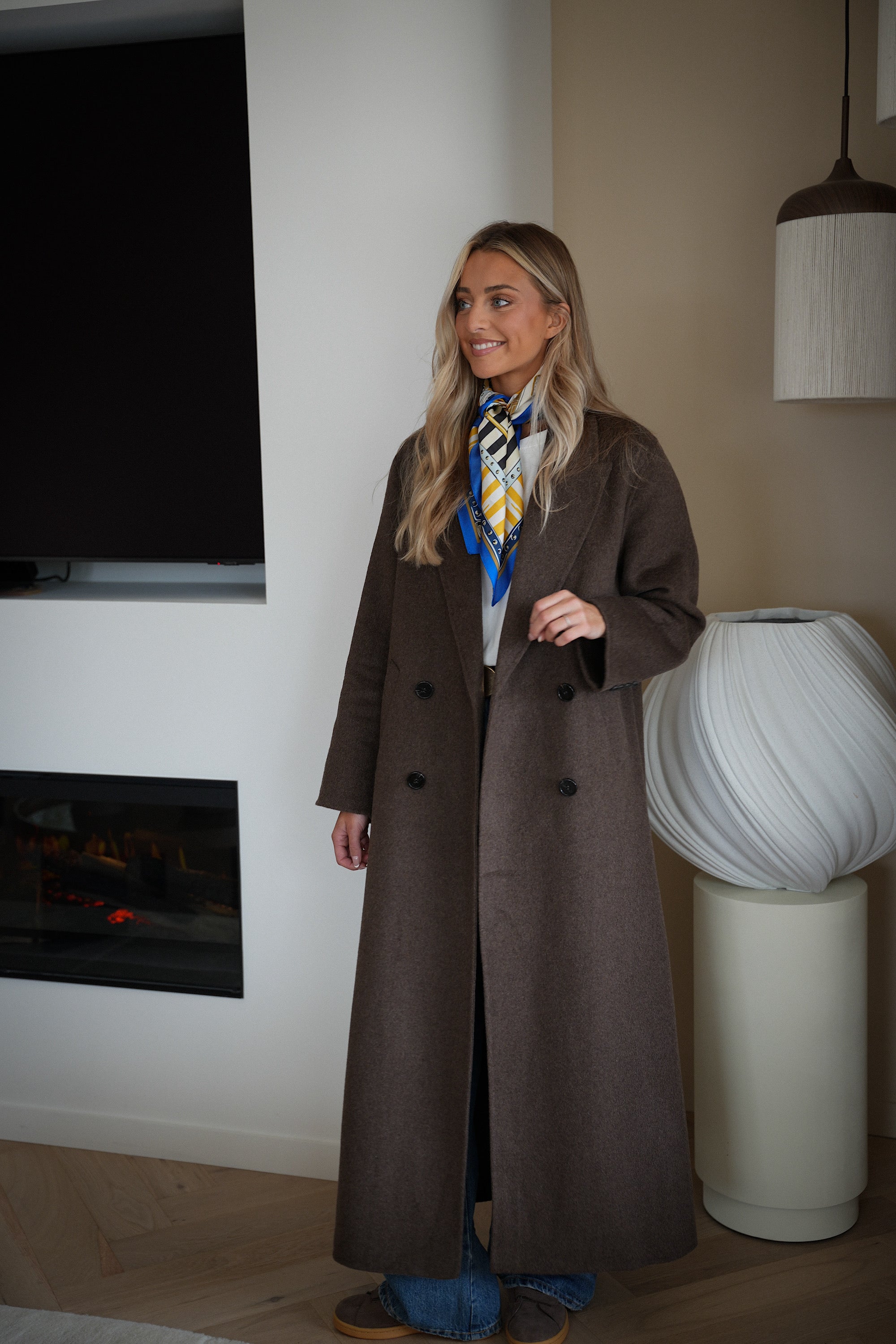 Isabel chocolat - Manteau long